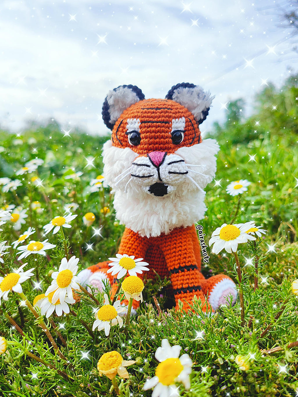 Tobby the Tiger Amigurumi PDF Pattern in English