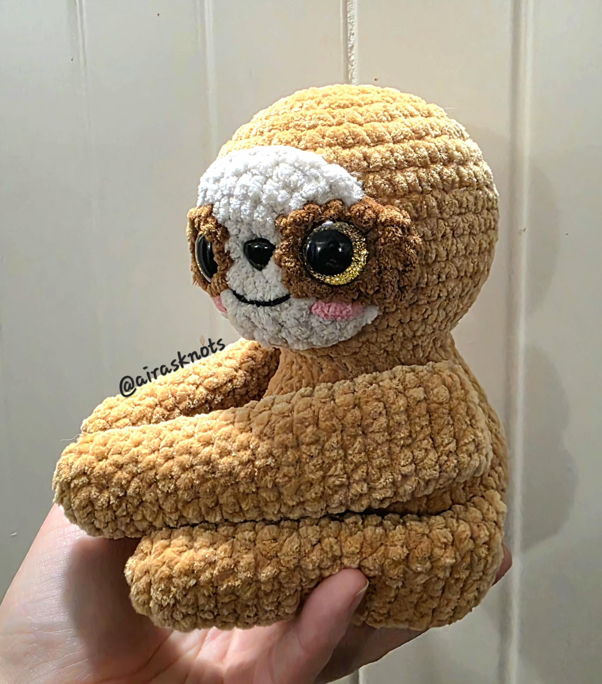 Nori the Sloth PDF Pattern in English