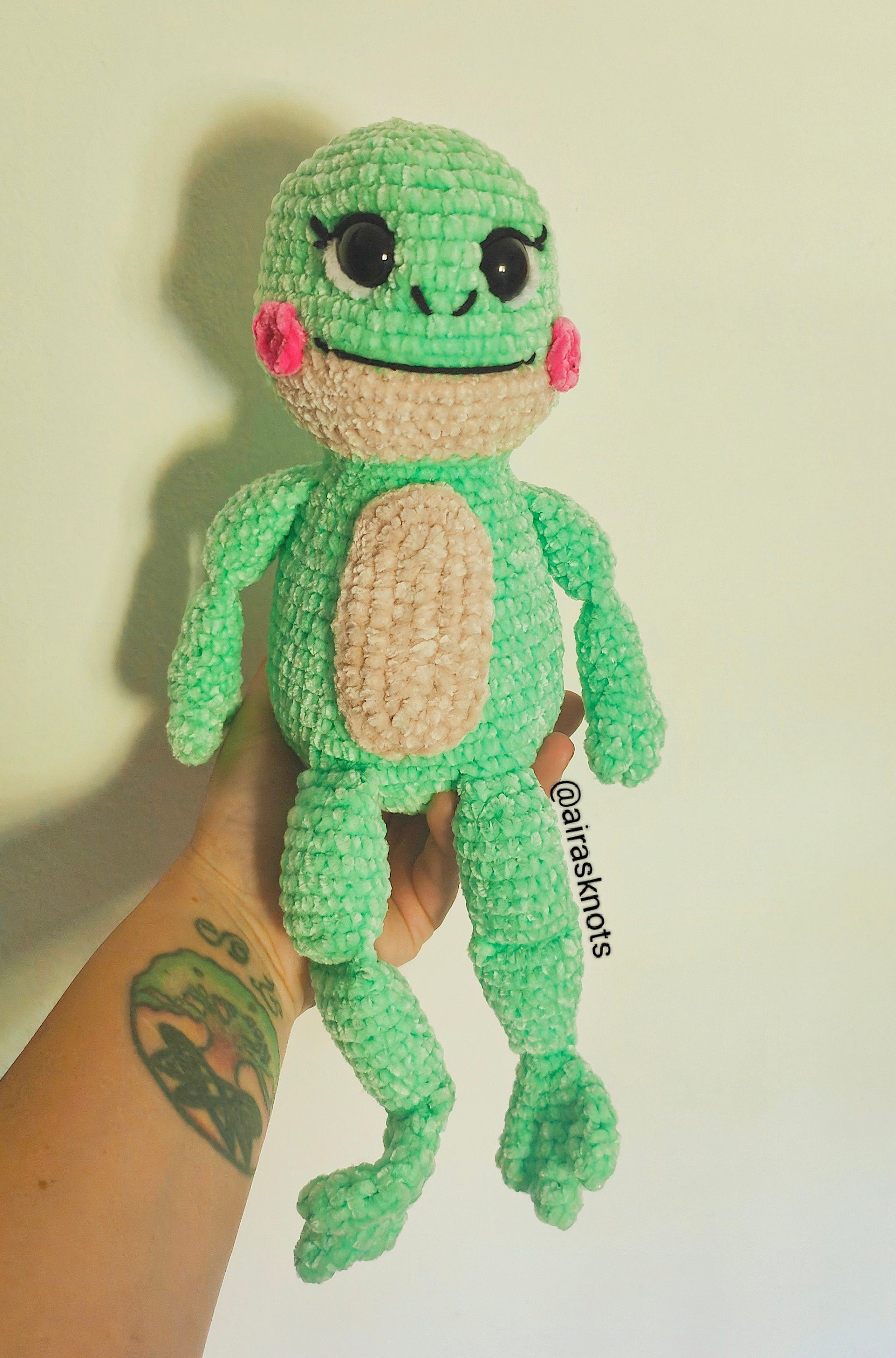 Francine the Frog Amigurumi PDF Pattern English