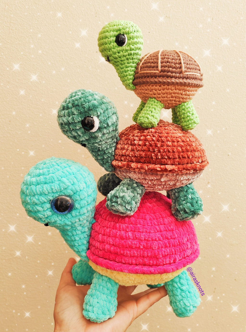 Benji the Tortoise Amigurumi PDF Pattern in English