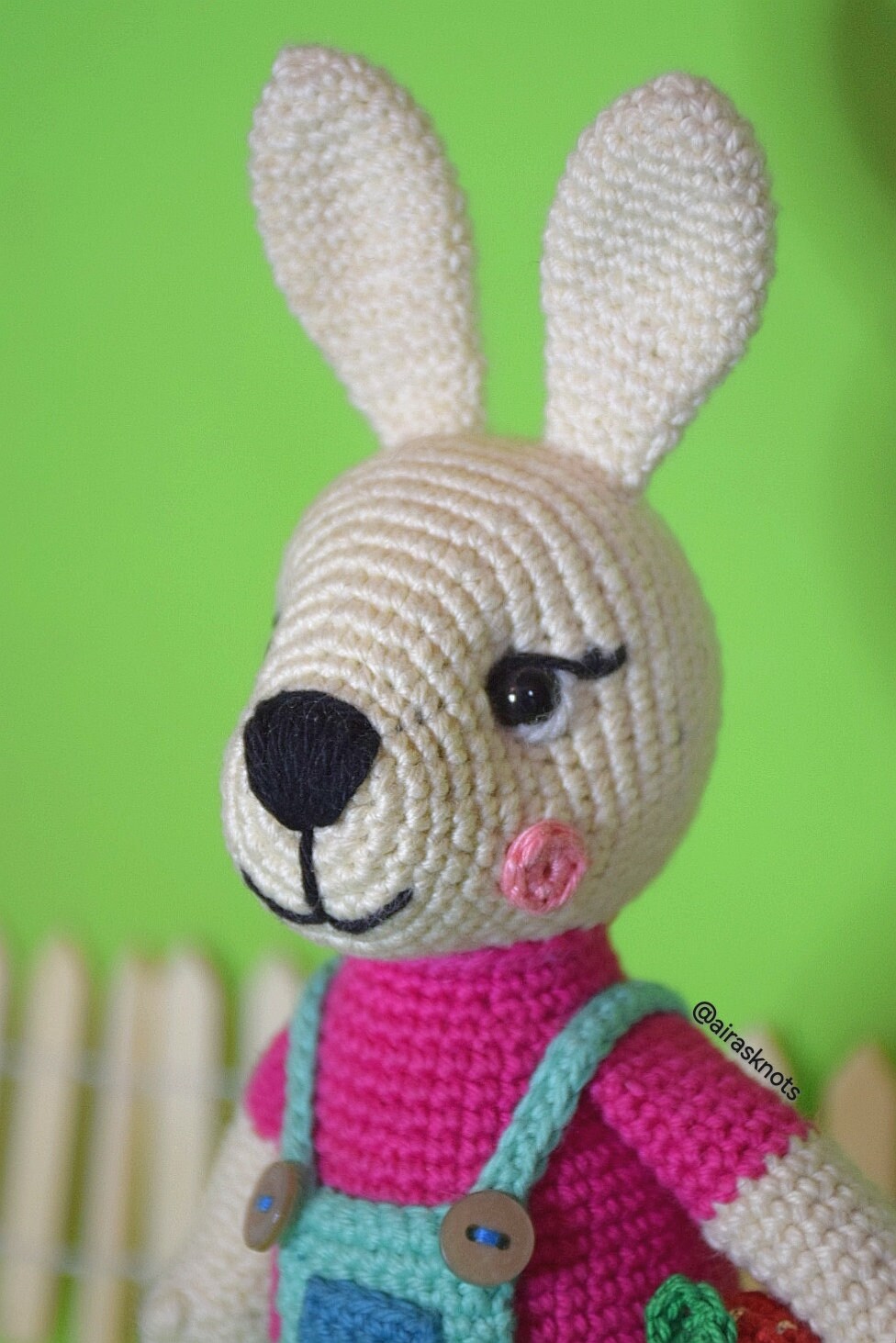 Daisy, the Farm Bunny Amigurumi Pattern