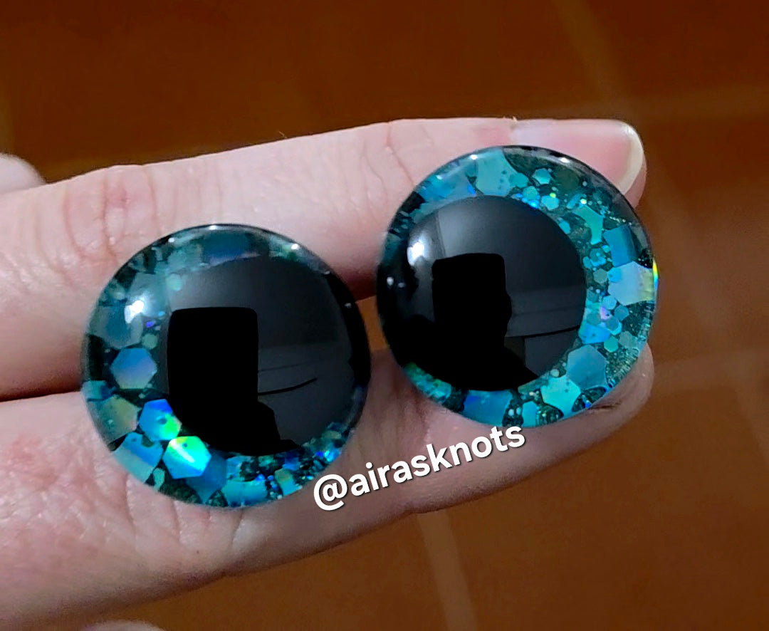 Teal Dream Eyes - 30mm