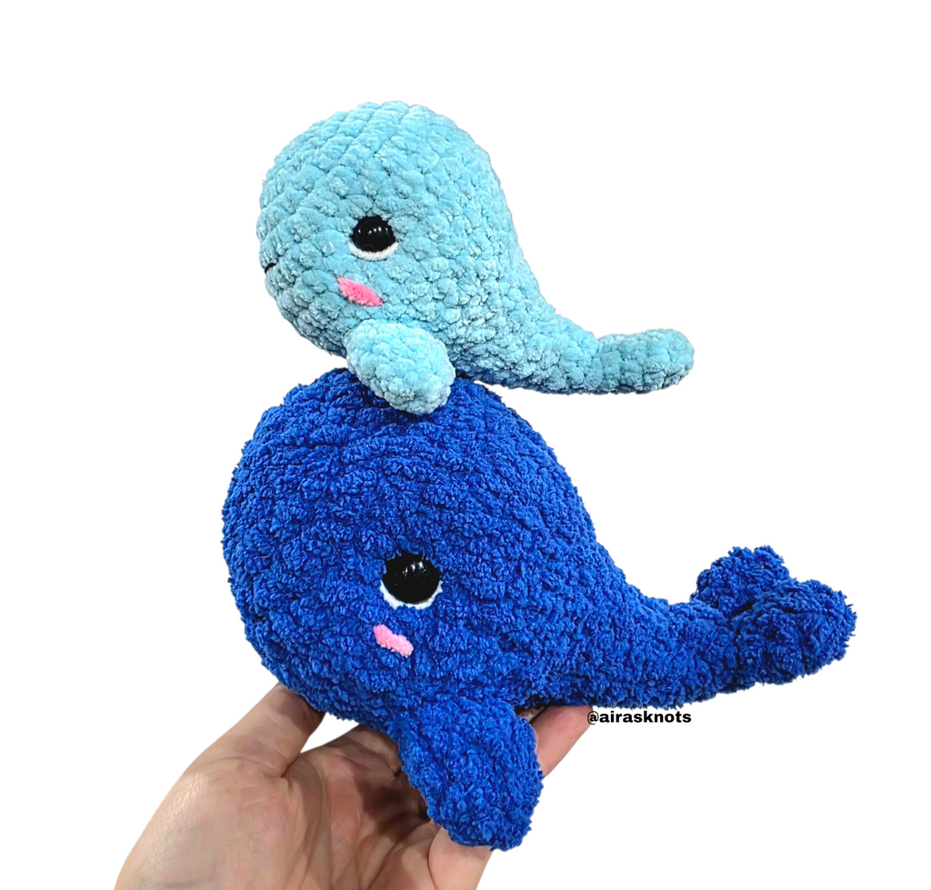 Bubbles, the Pocket Whale PDF Pattern in English
