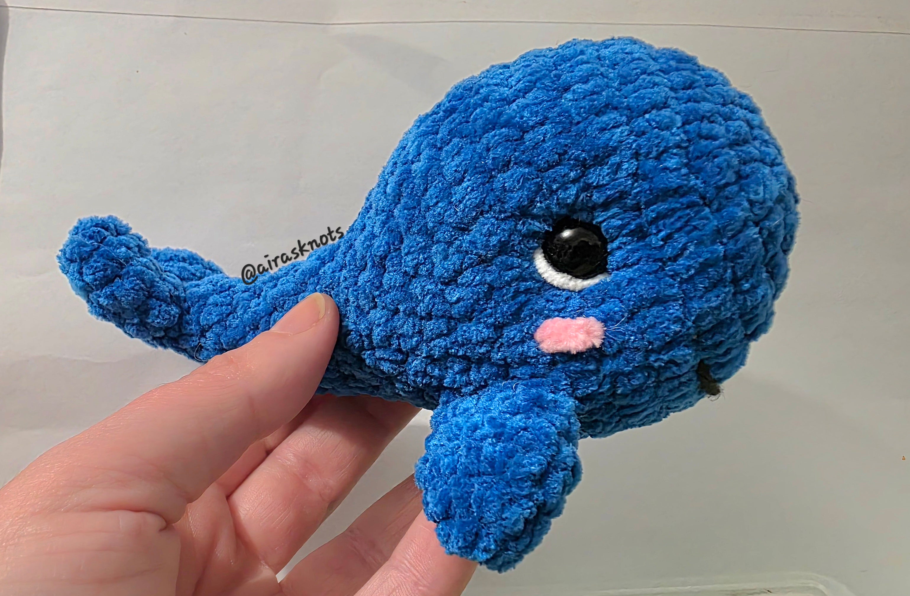 Bubbles, the Pocket Whale PDF Pattern in English