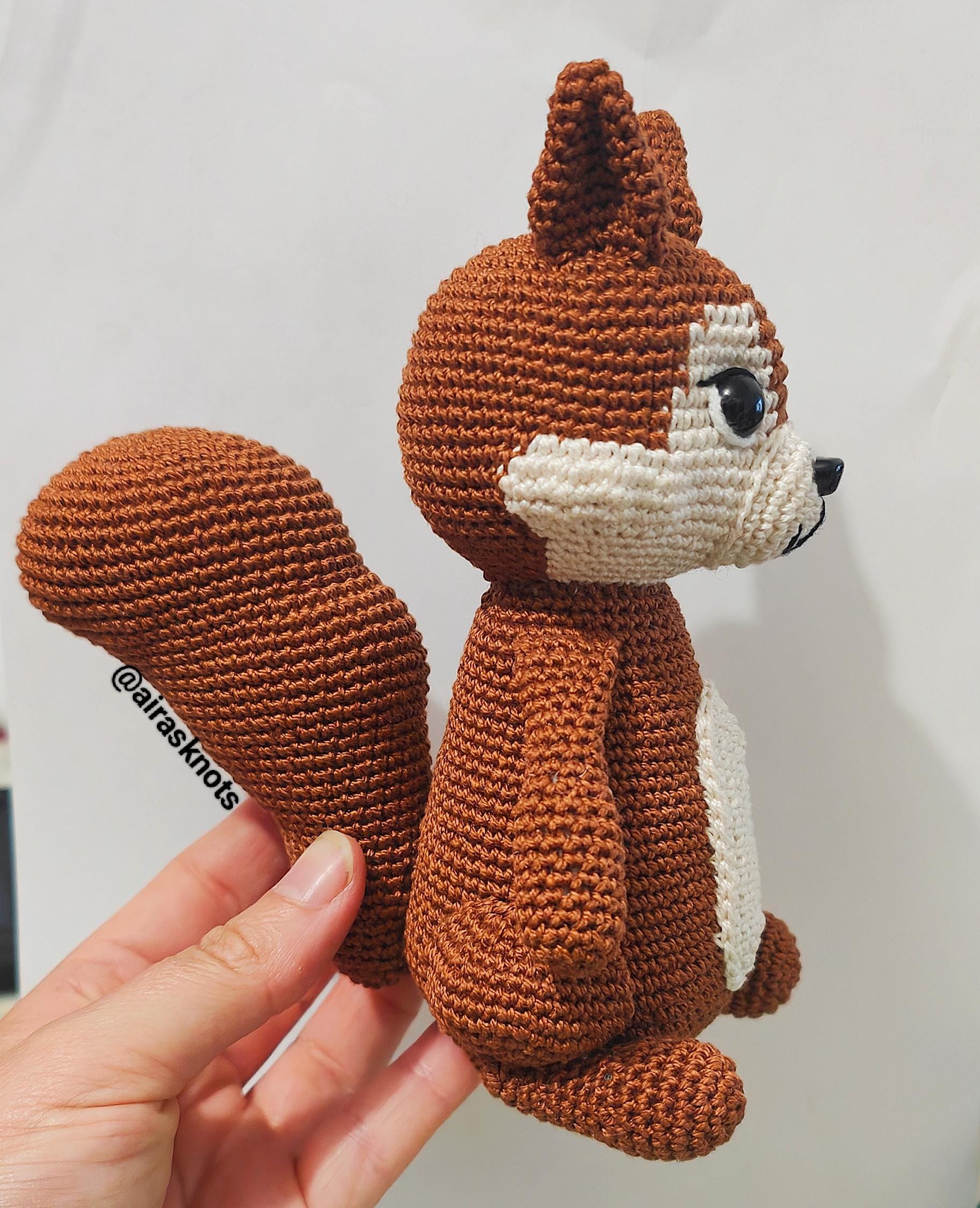 Hammy the Squirrel Amigurumi PDF Pattern in English