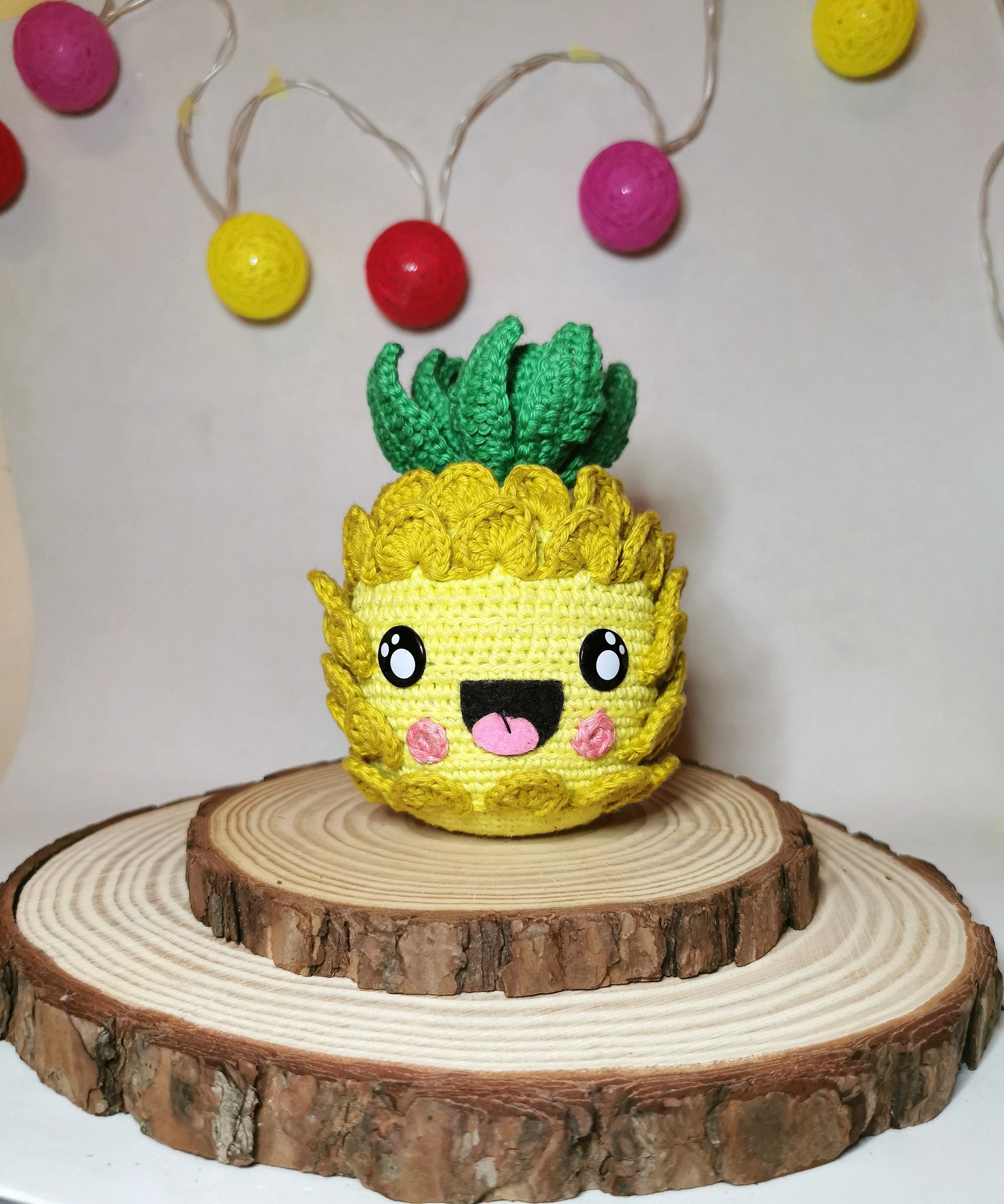 Kiki, the Happy Pineapple Amigurumi Pattern