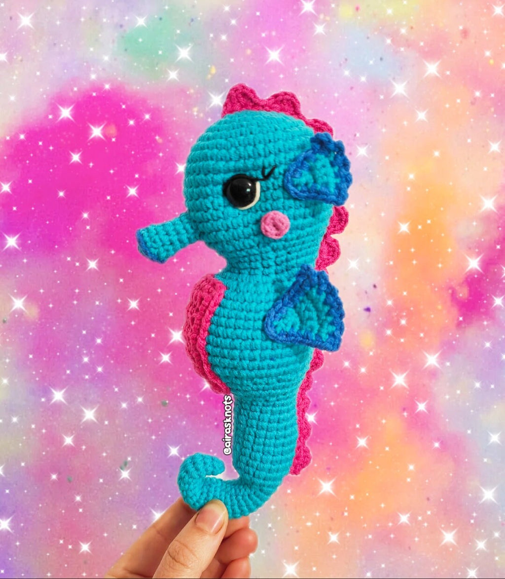 Lyra the Sea Horse Amigurumi PDF Pattern English