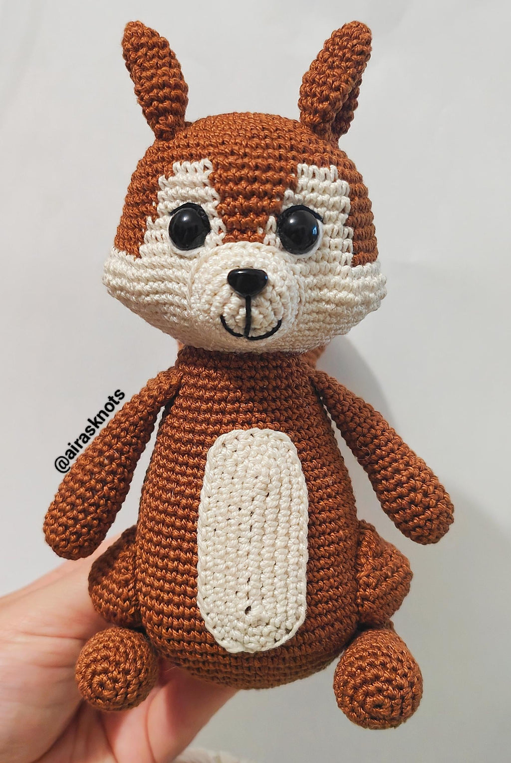 Hammy the Squirrel Amigurumi PDF Pattern in English
