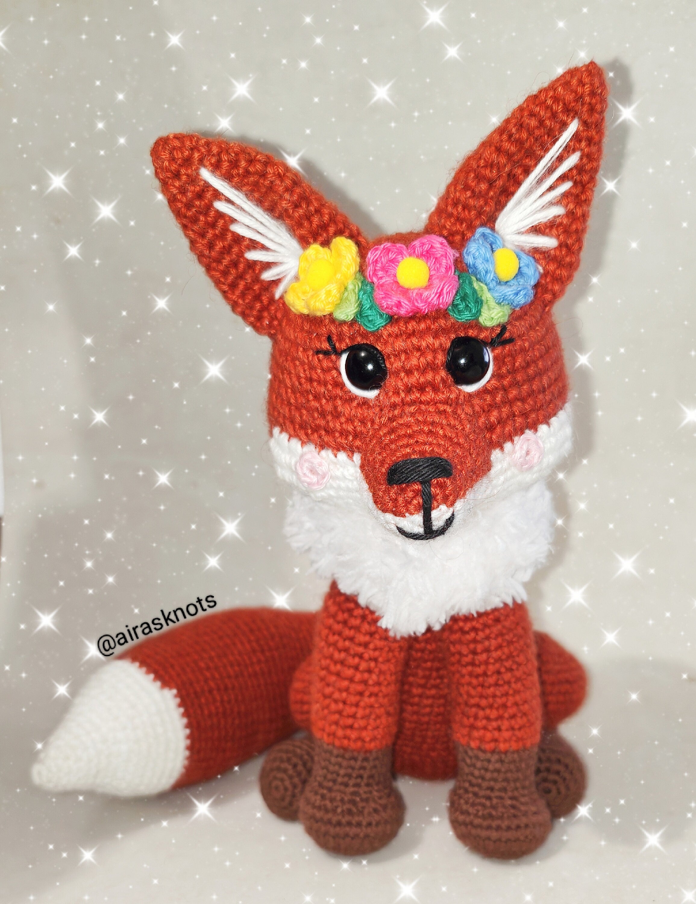 Amber the Spring Fox Amigurumi PDF Pattern English
