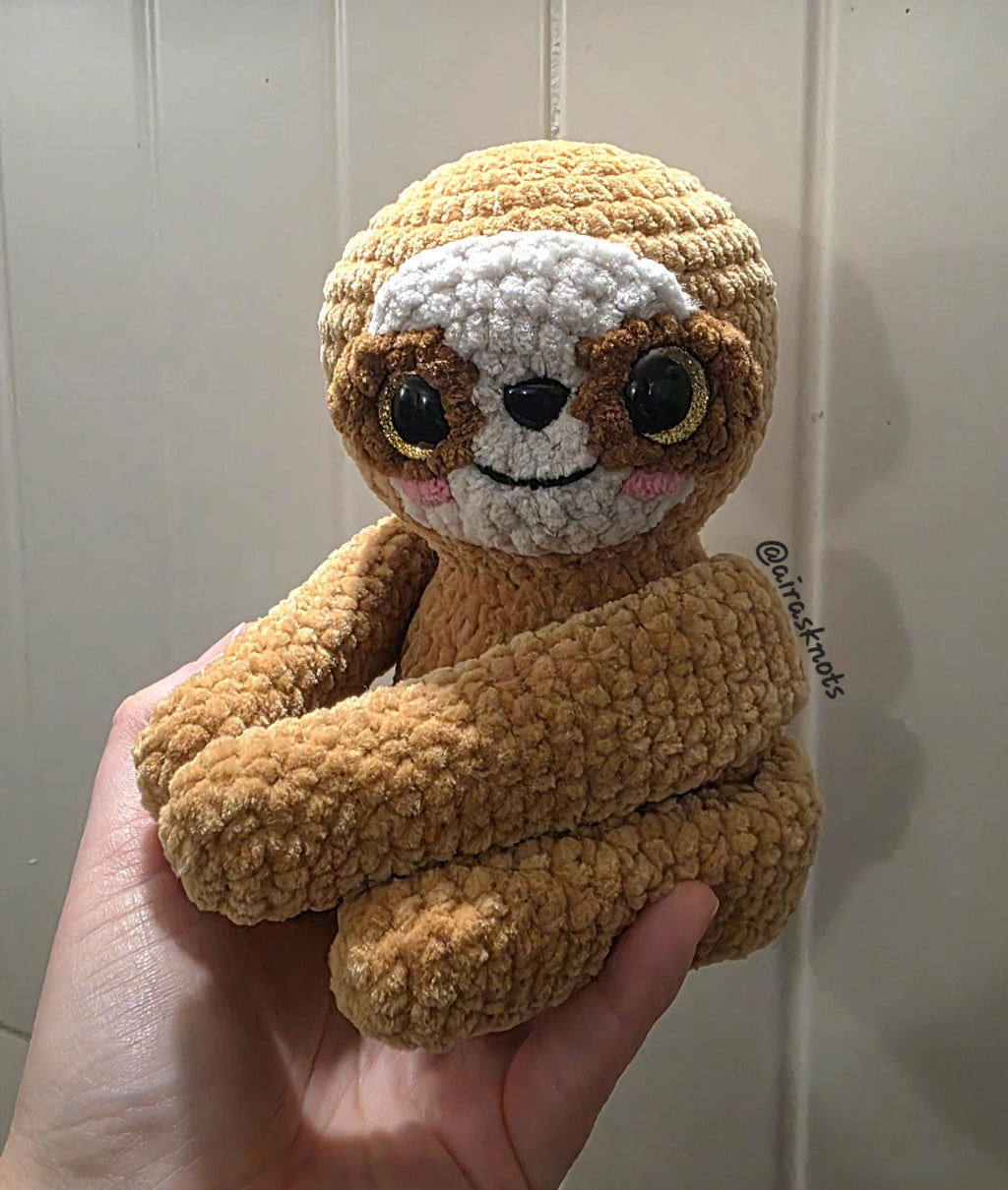 Nori the Sloth PDF Pattern in English
