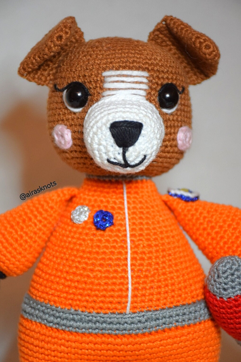 Laika, the Astronaut Dog Amigurumi Pattern