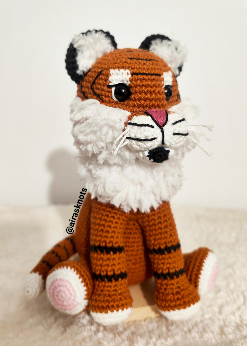 Tobby the Tiger Amigurumi PDF Pattern in English