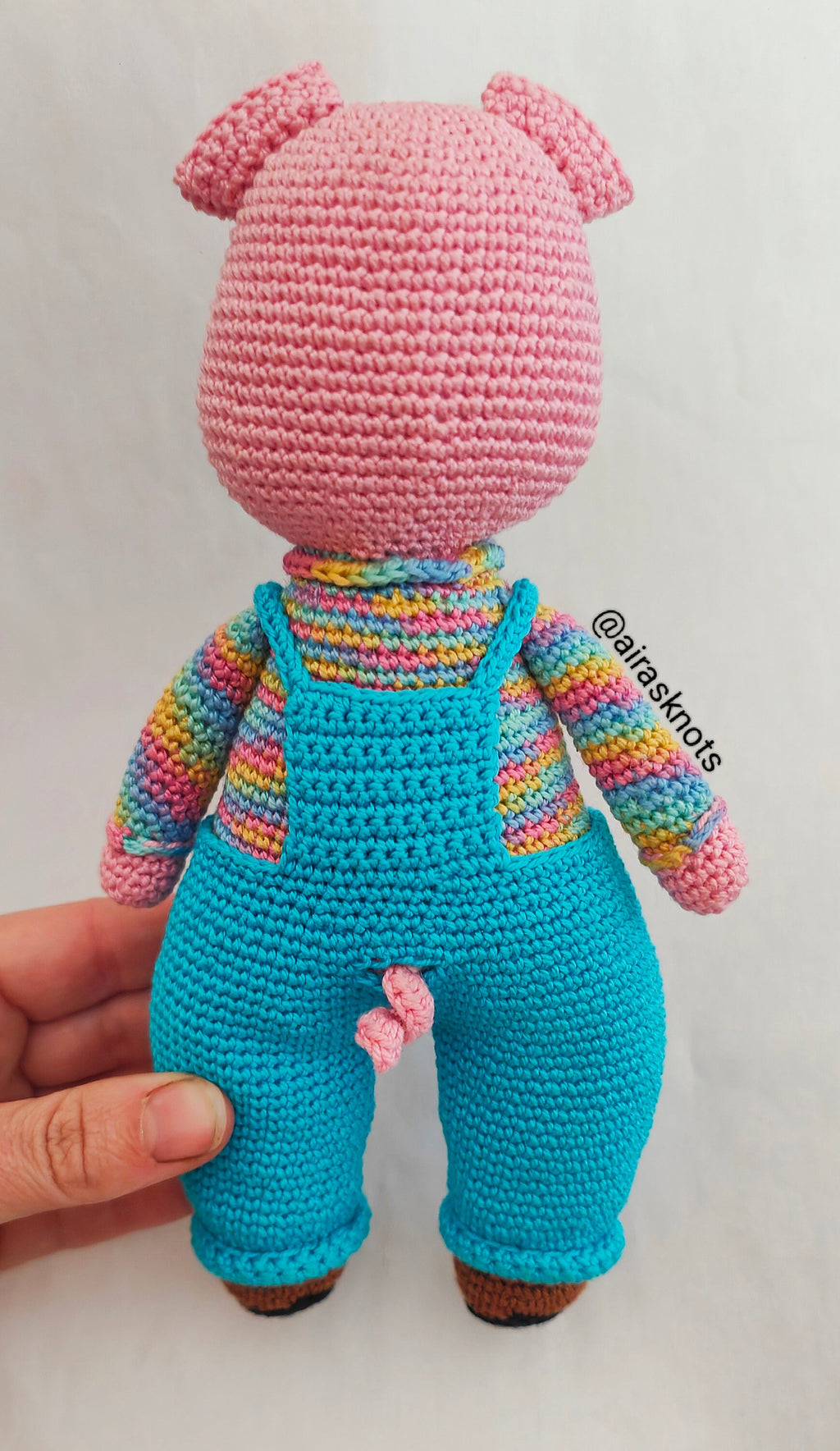 Horácio the Farmer Pig Amigurumi PDF Pattern English