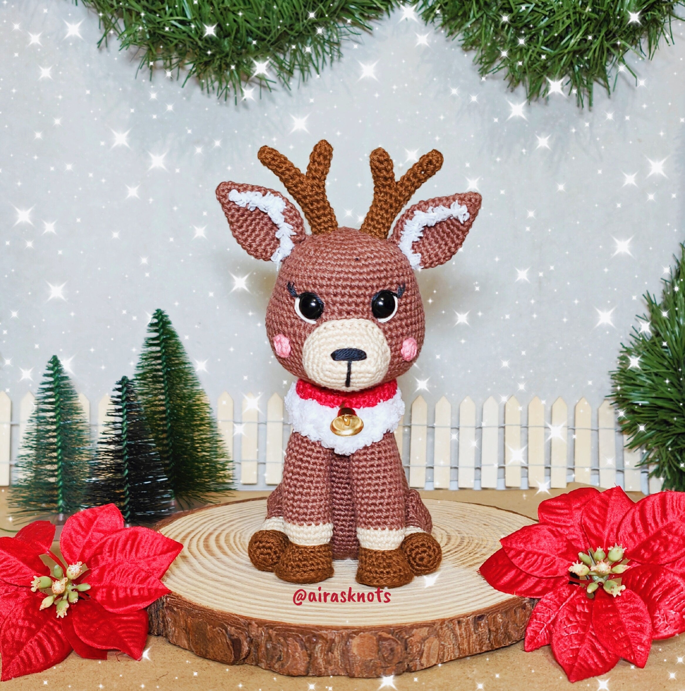 Dasher the Reindeer Amigurumi PDF Pattern in English