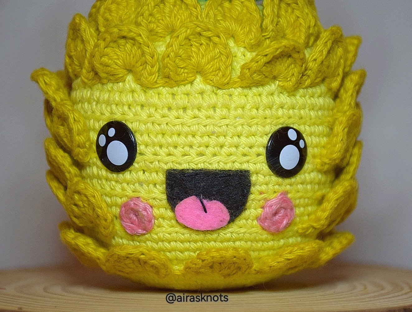 Kiki, the Happy Pineapple Amigurumi Pattern