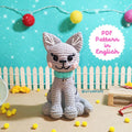 Mia the Cat Amigurumi PDF Pattern in English