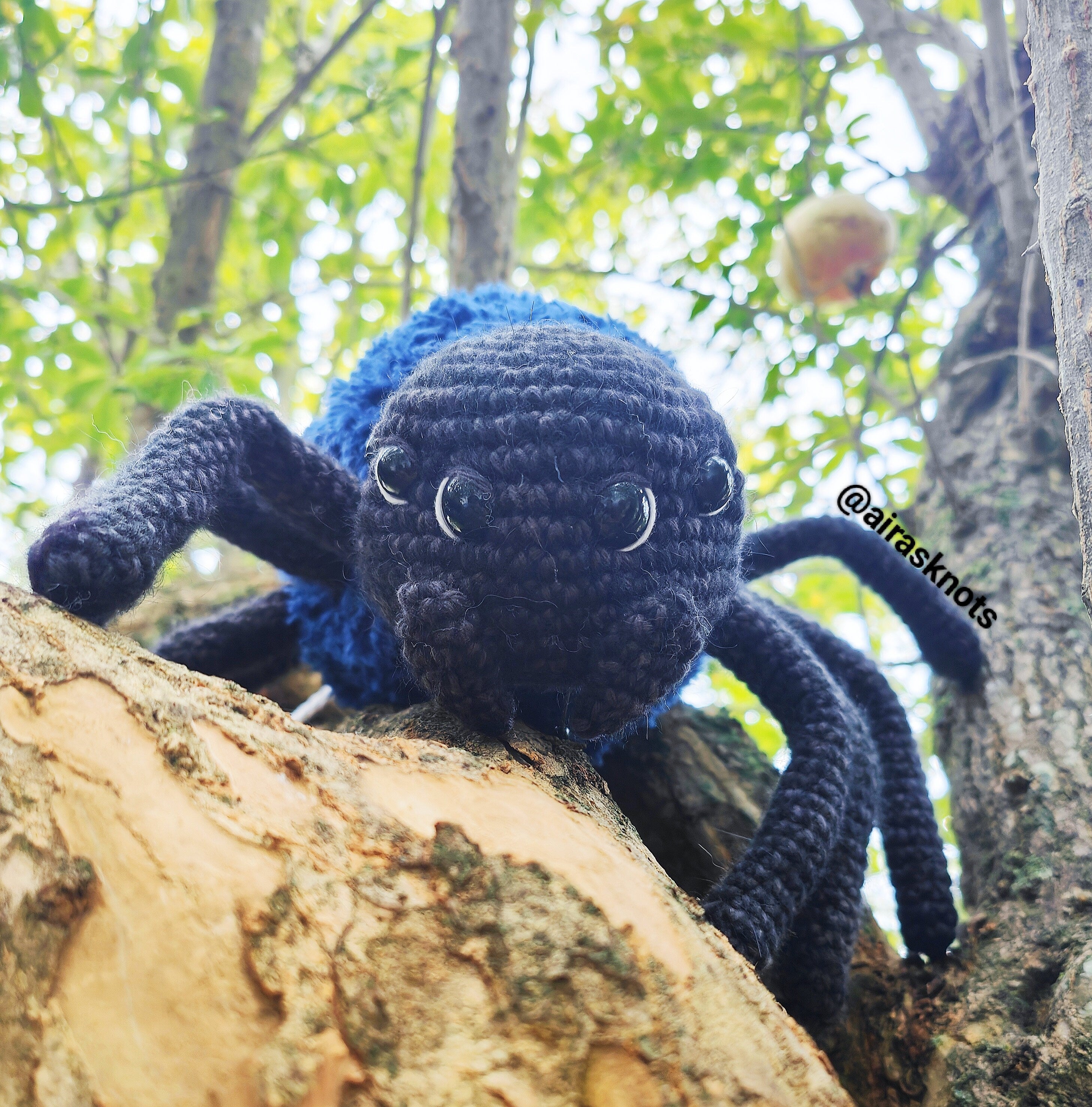 Evy the Chubby Spider Amigurumi PDF Pattern in English