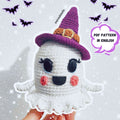 Spooky Boo, the Chubby Ghost Amigurumi PDF Pattern in English
