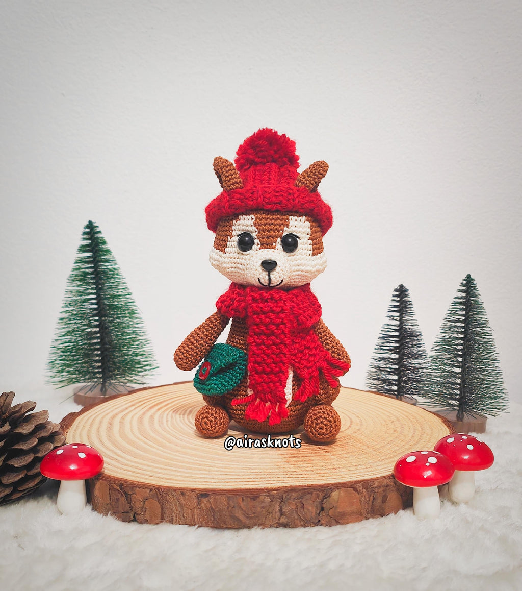 Hammy the Squirrel Amigurumi PDF Pattern in English