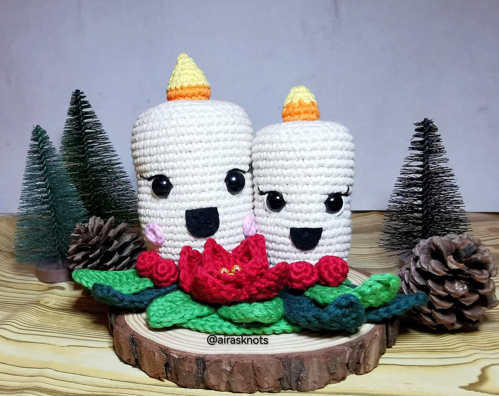 Christmas Candles Crochet Amigurumi Pattern