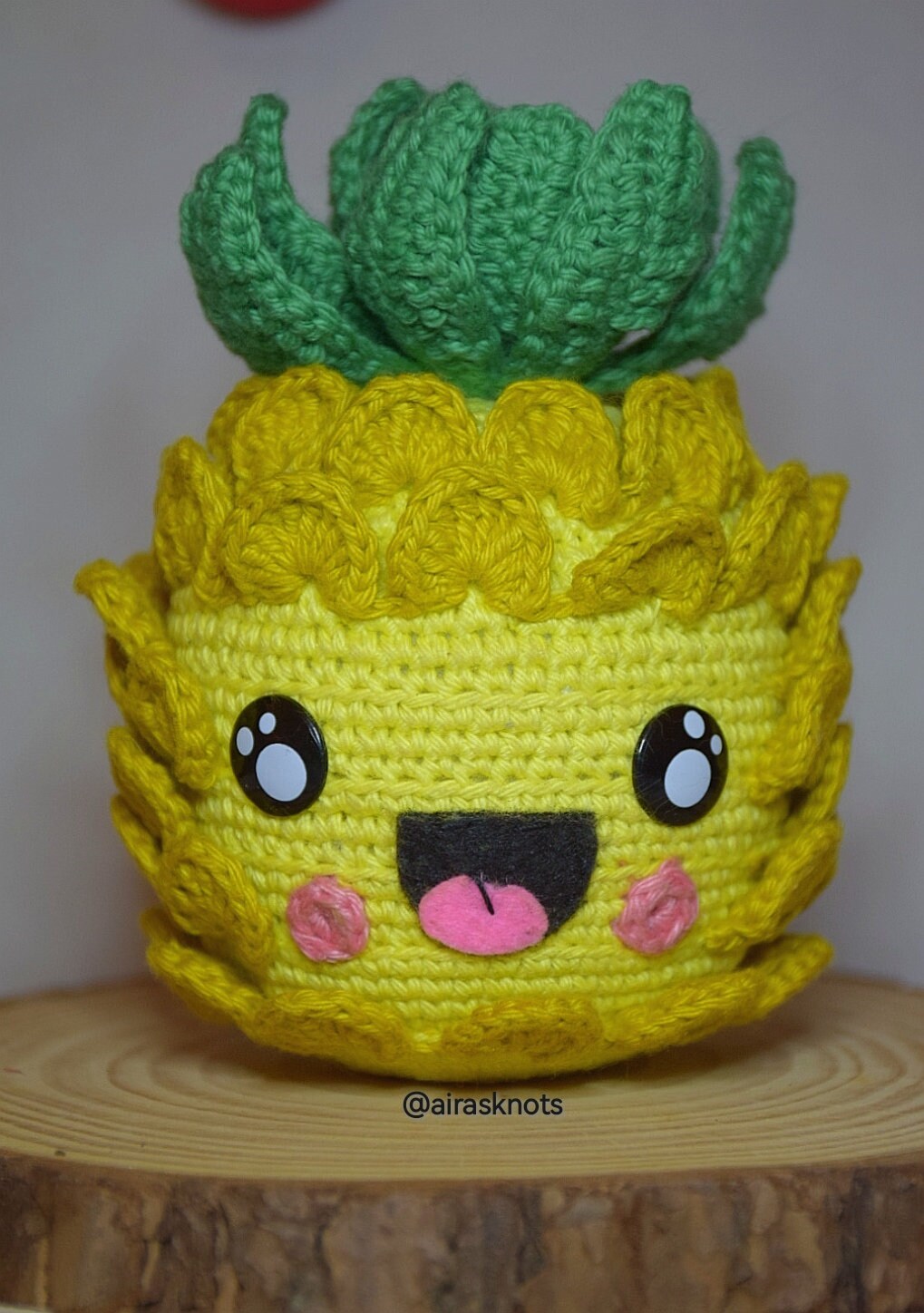Kiki, the Happy Pineapple Amigurumi Pattern