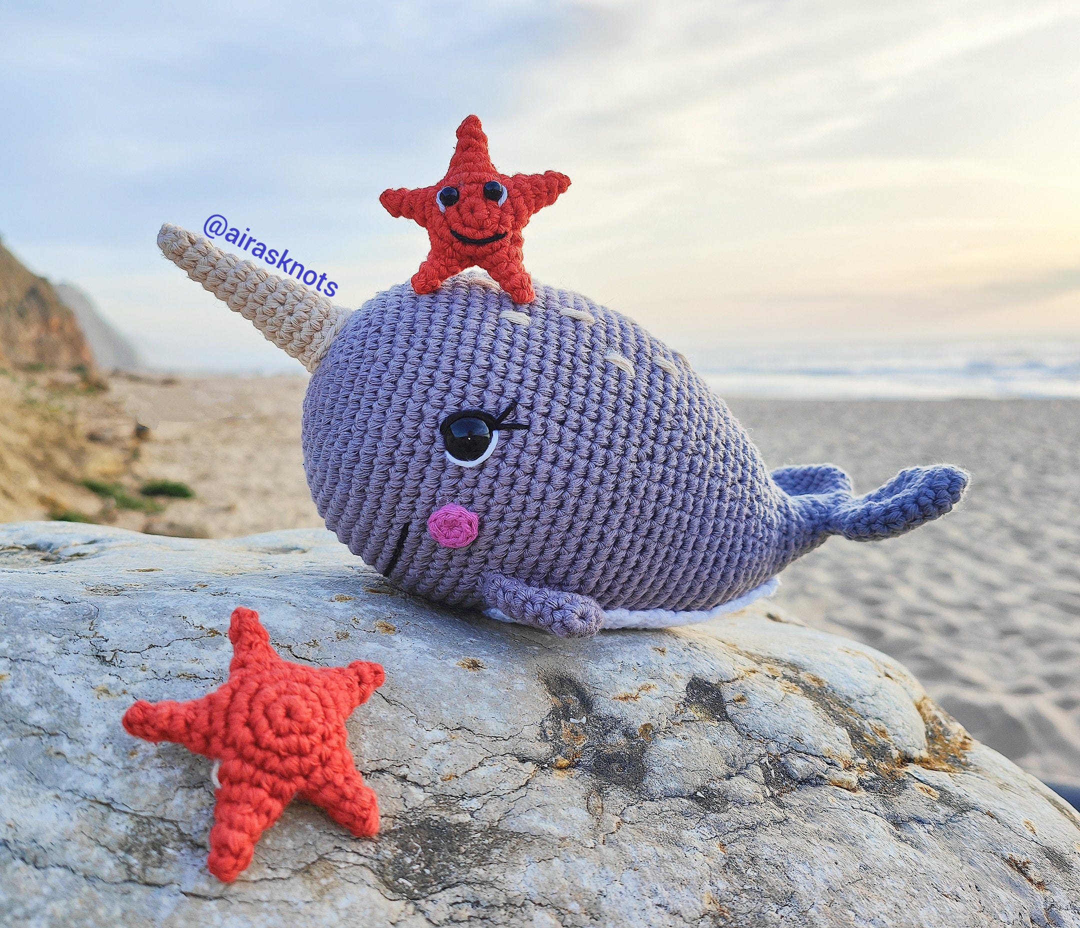 Georgie, the Narwhal Crochet Amigurumi Pattern