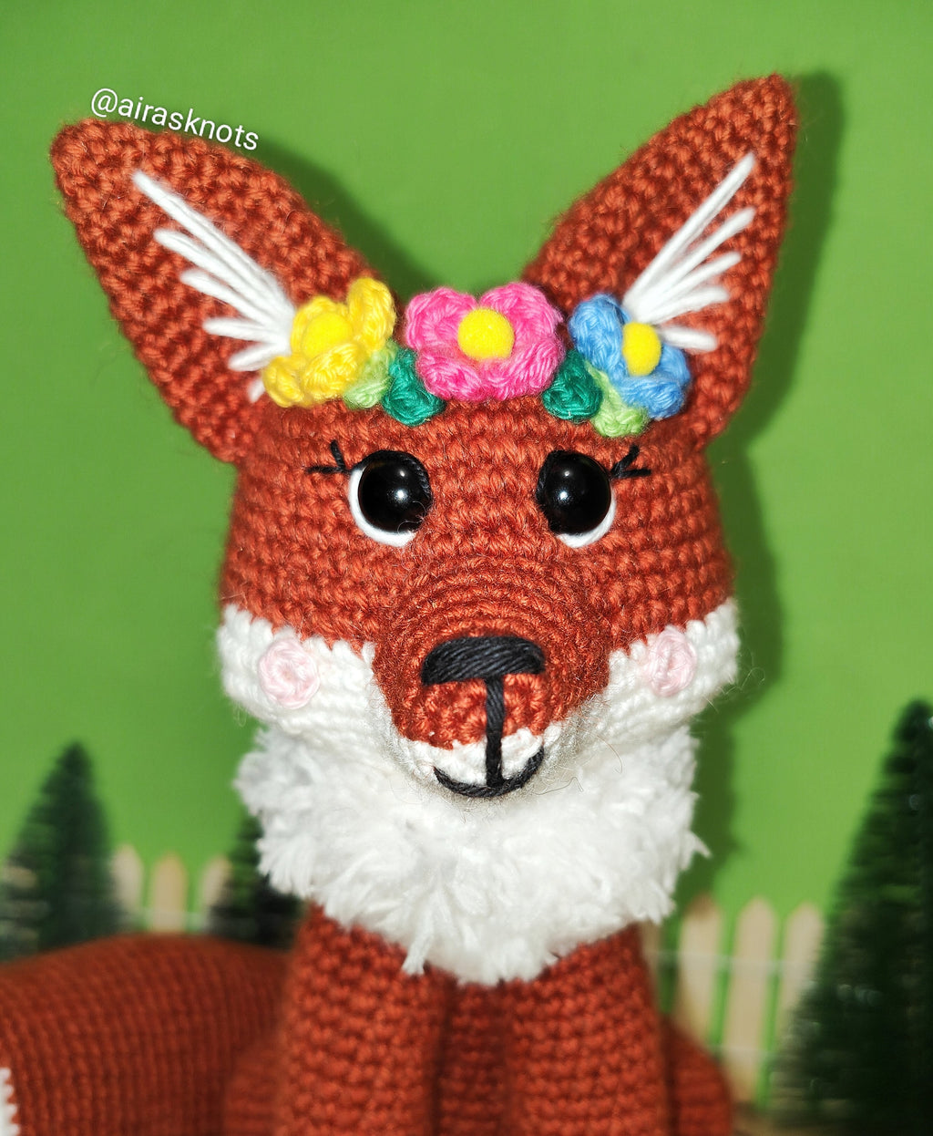 Amber the Spring Fox Amigurumi PDF Pattern English
