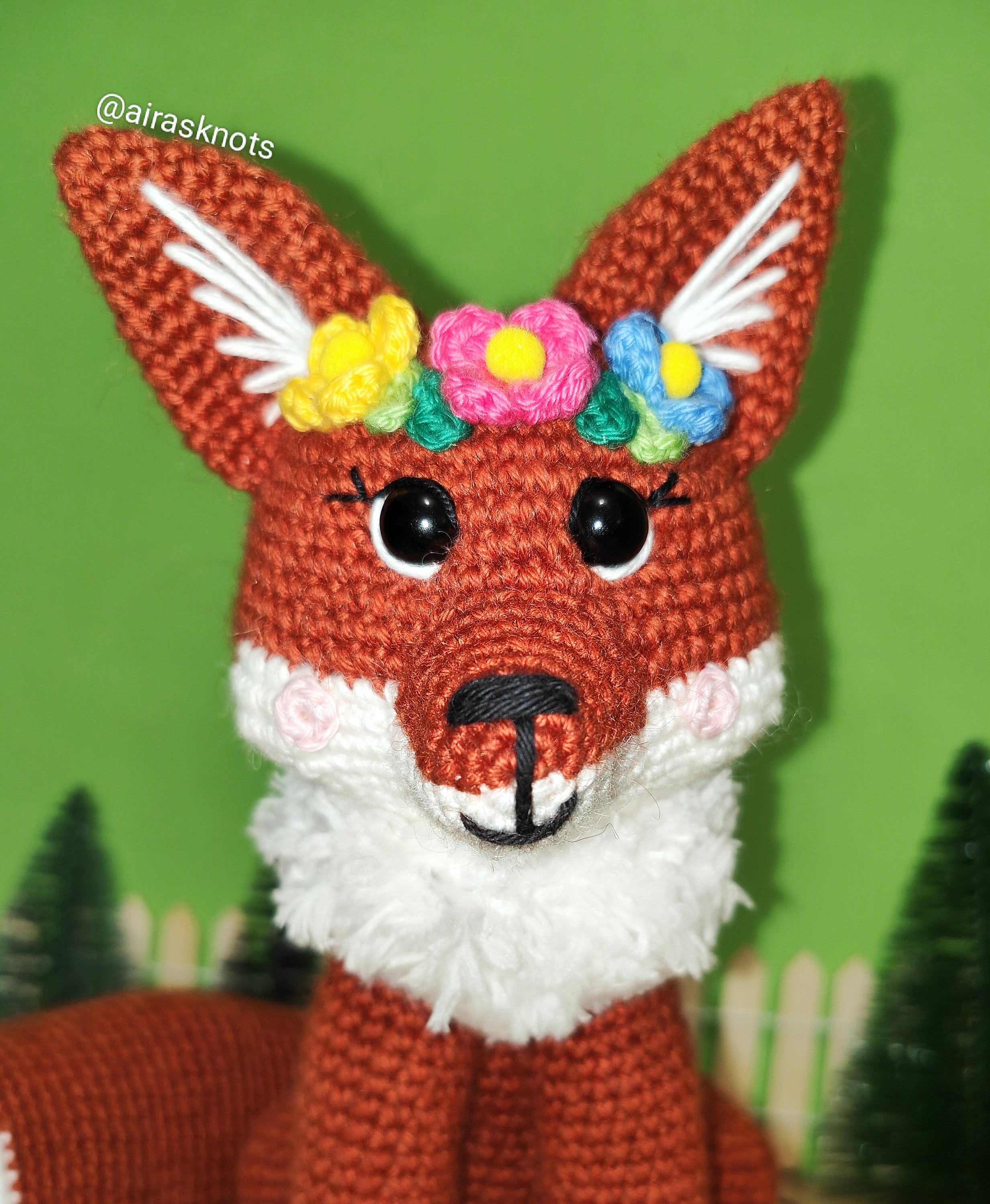Amber the Spring Fox Amigurumi PDF Pattern English