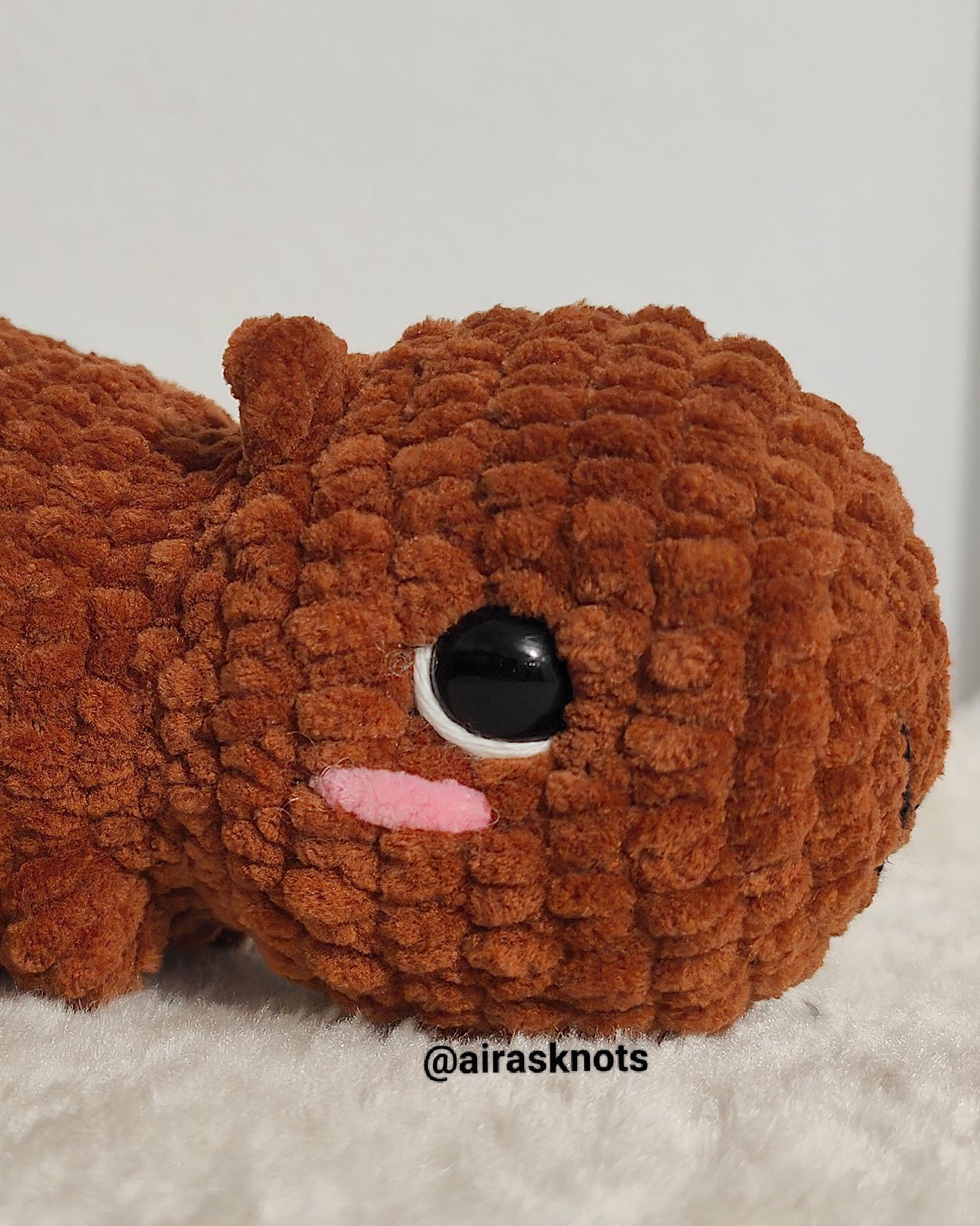Tutti the Capivara No Sew Amigurumi PDF Pattern in English