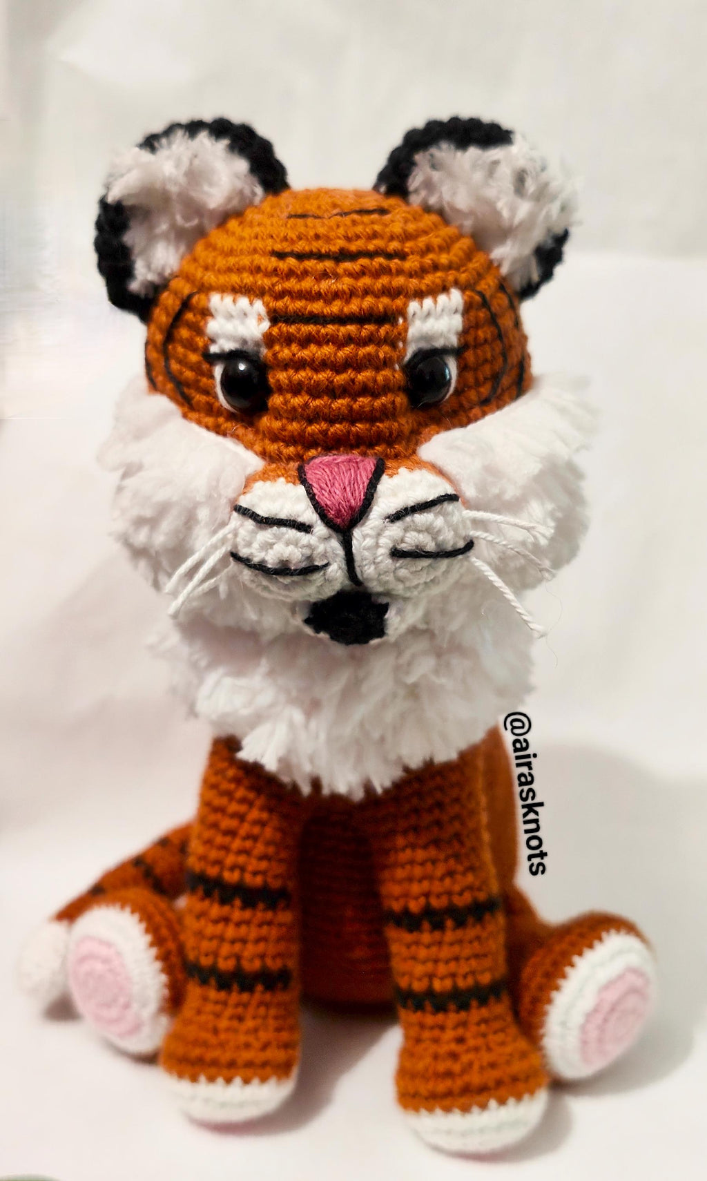 Tobby the Tiger Amigurumi PDF Pattern in English