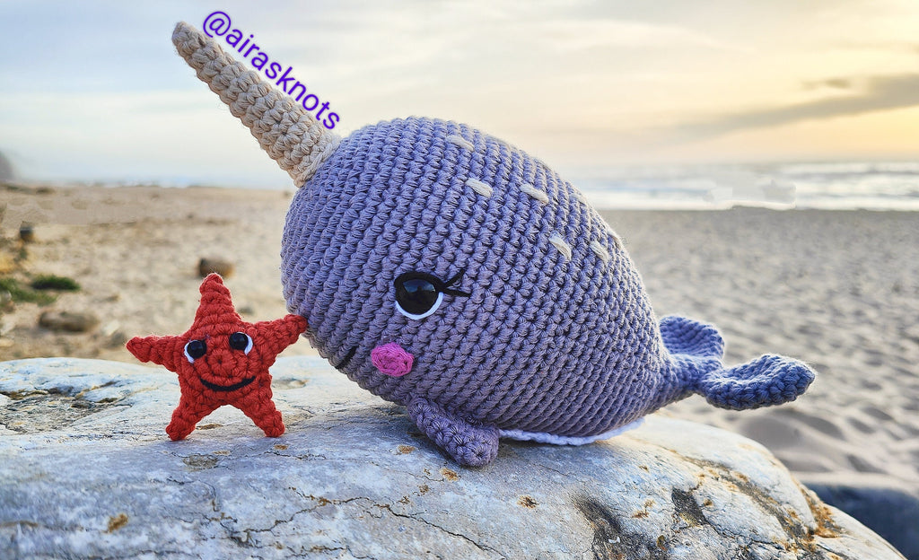 Georgie, the Narwhal Crochet Amigurumi Pattern
