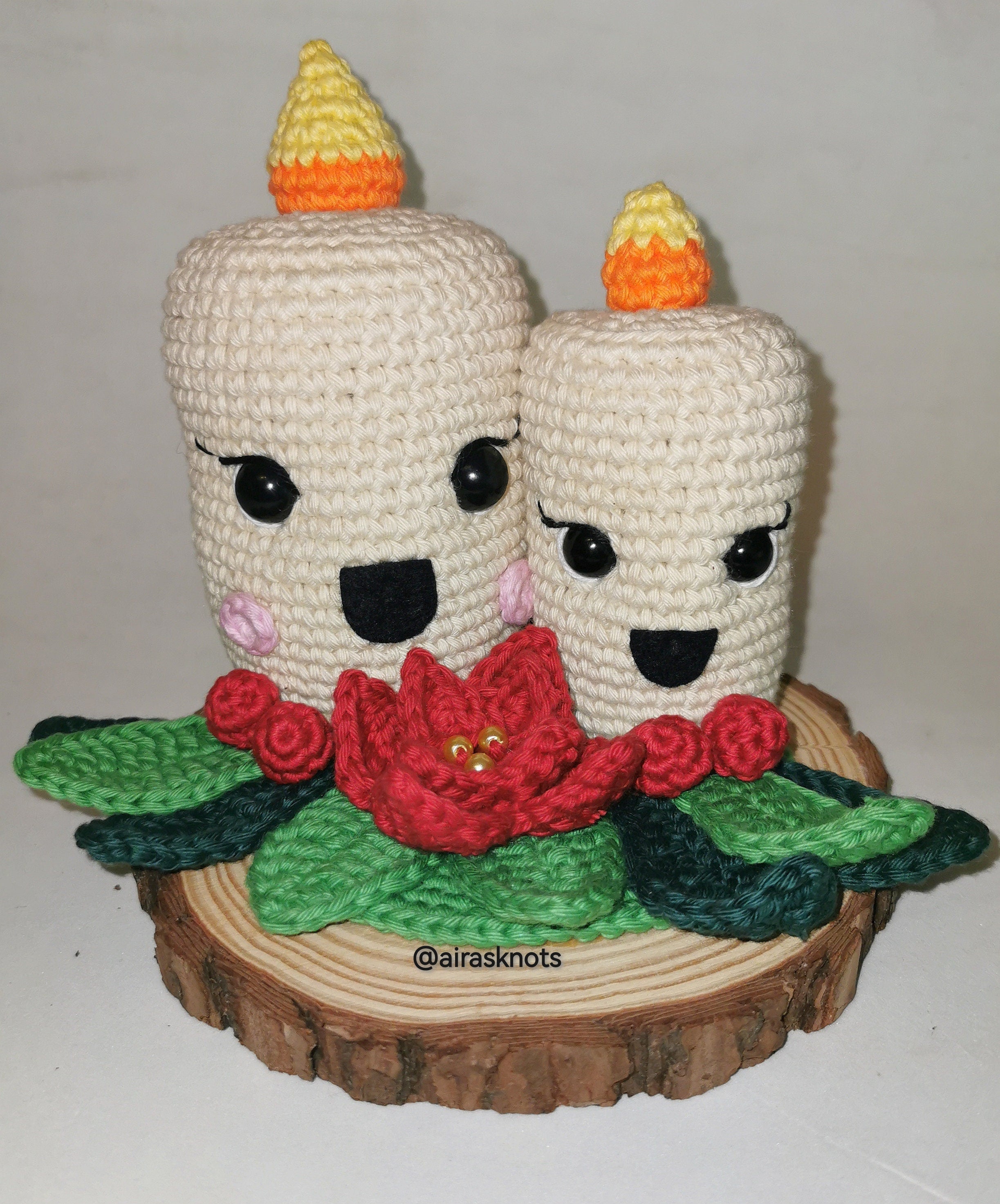 Christmas Candles Crochet Amigurumi Pattern