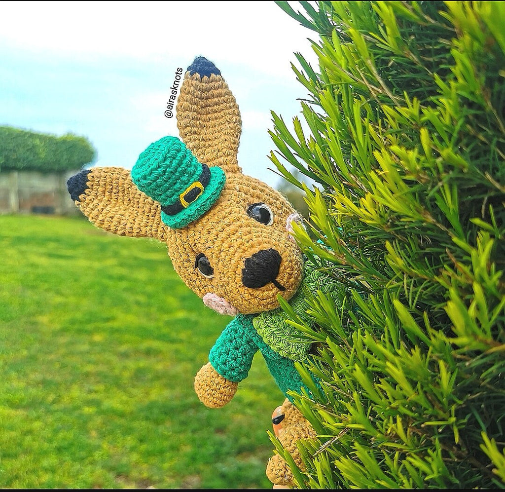 Finn, the Irish Hare Amigurumi Crochet Pattern