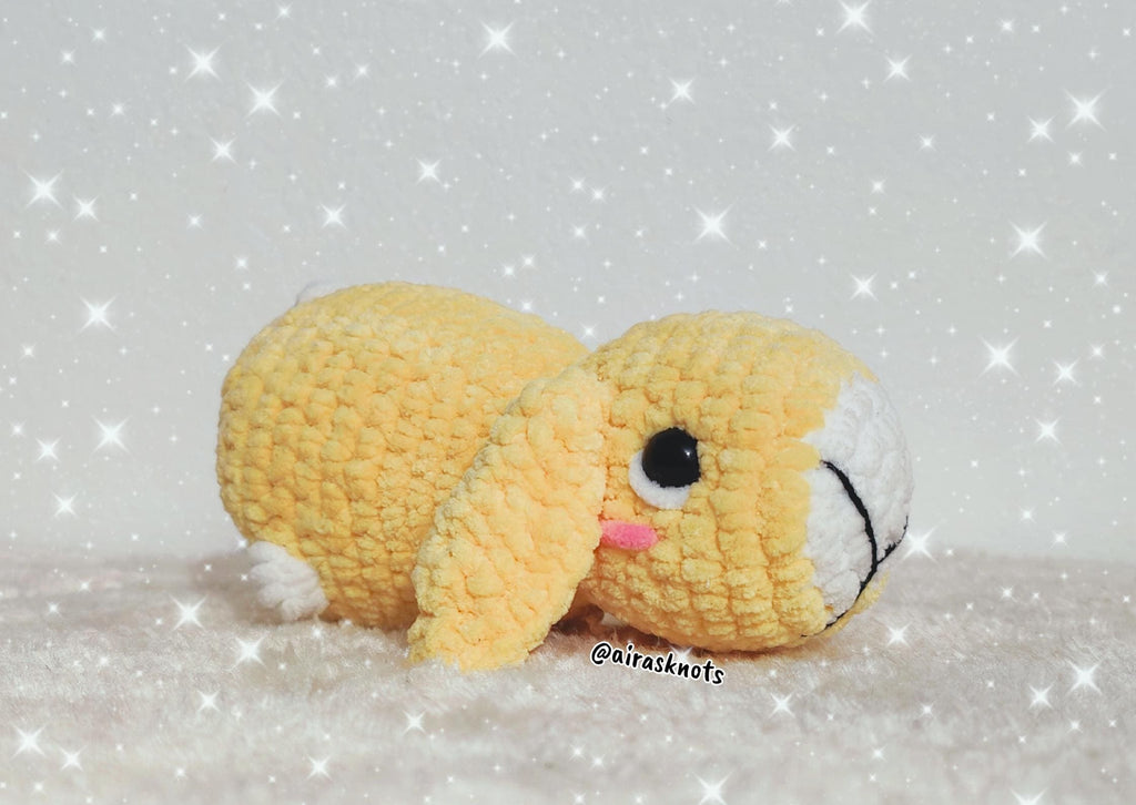 Fifi the Floppy Eared Bunny LOW SEW Amigurumi PDF Pattern in English