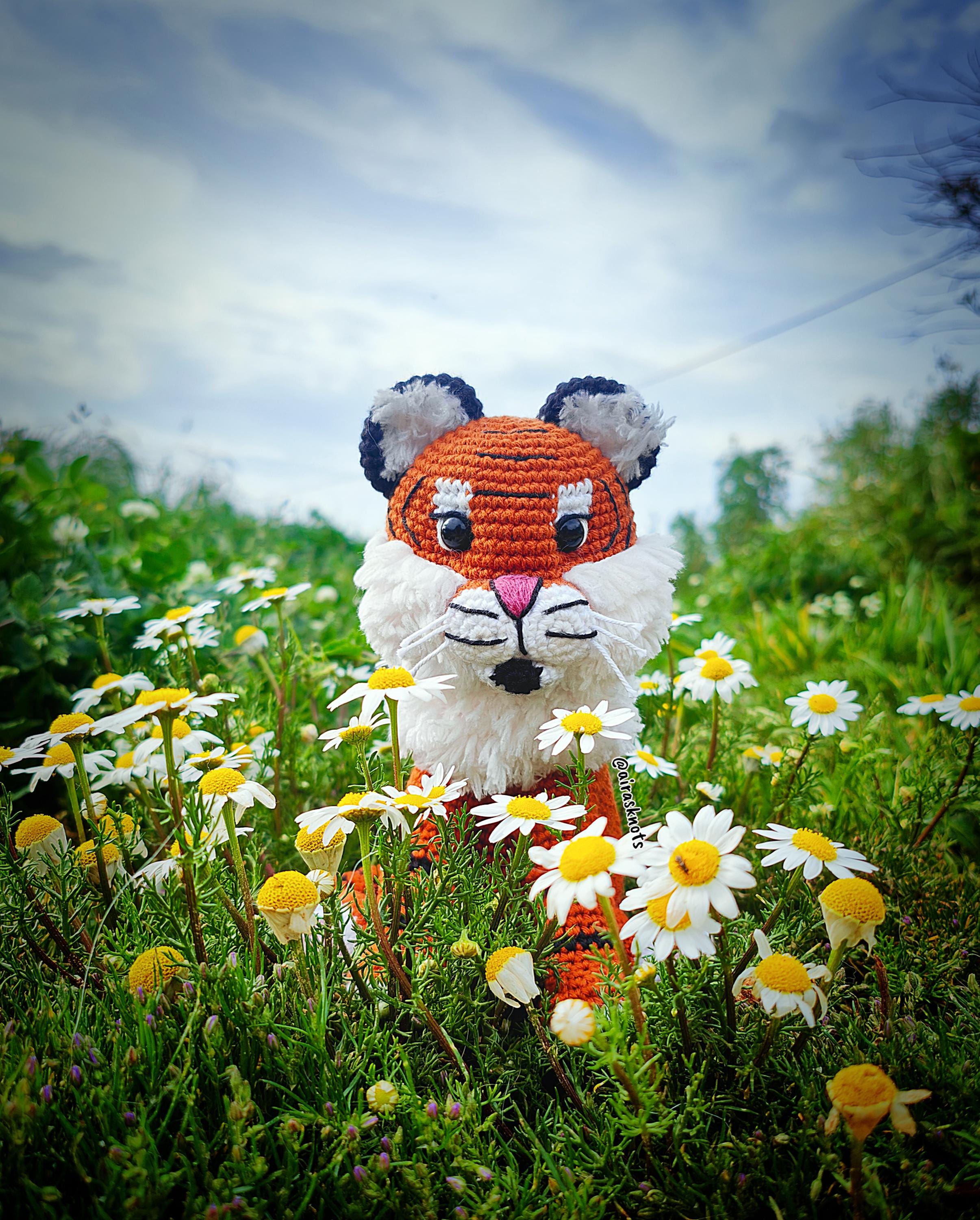 Tobby the Tiger Amigurumi PDF Pattern in English