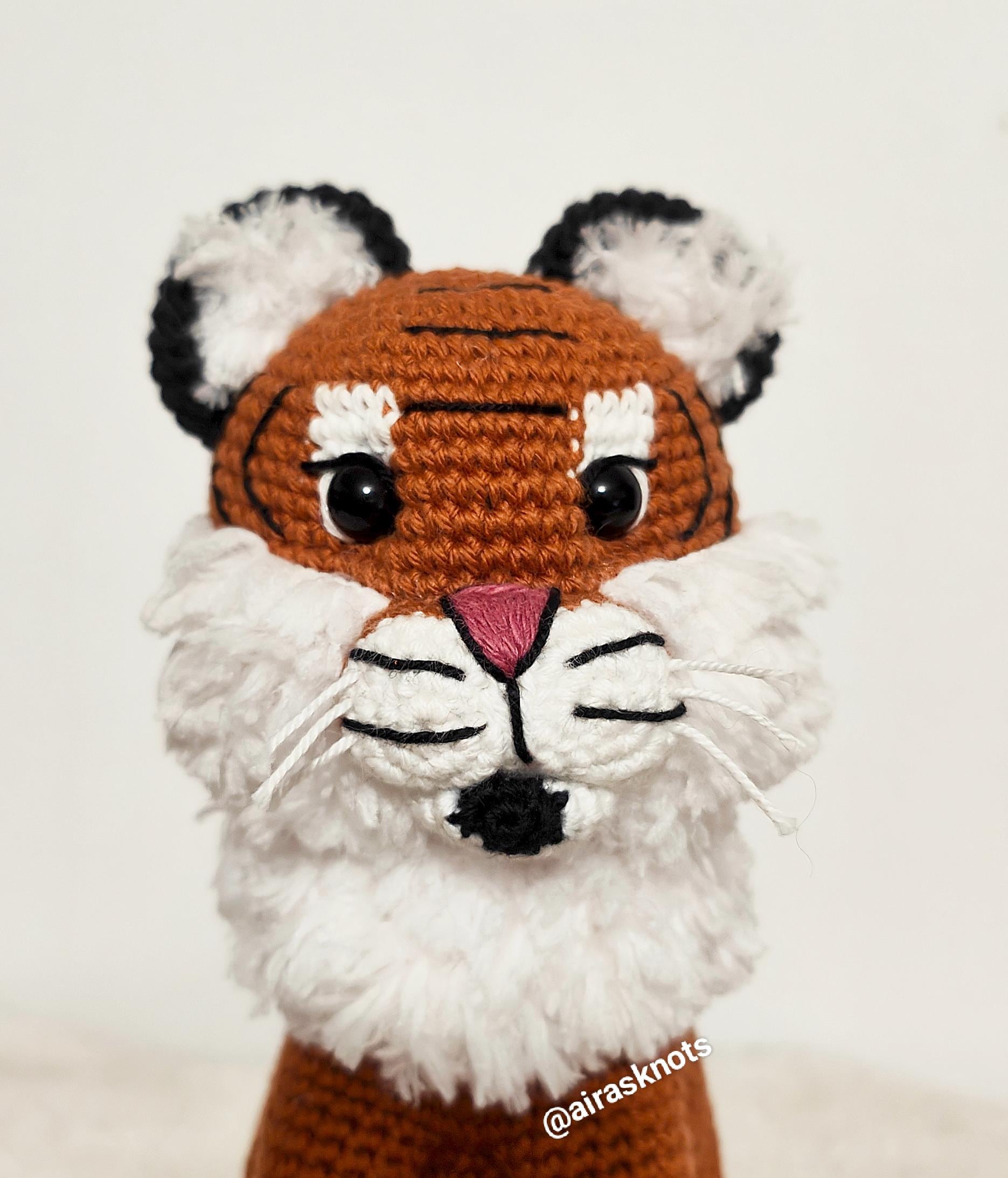 Tobby the Tiger Amigurumi PDF Pattern in English