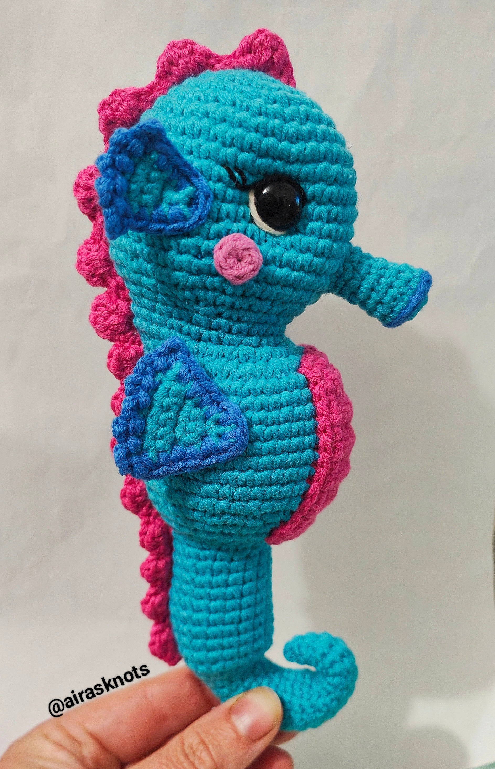 Lyra the Sea Horse Amigurumi PDF Pattern English