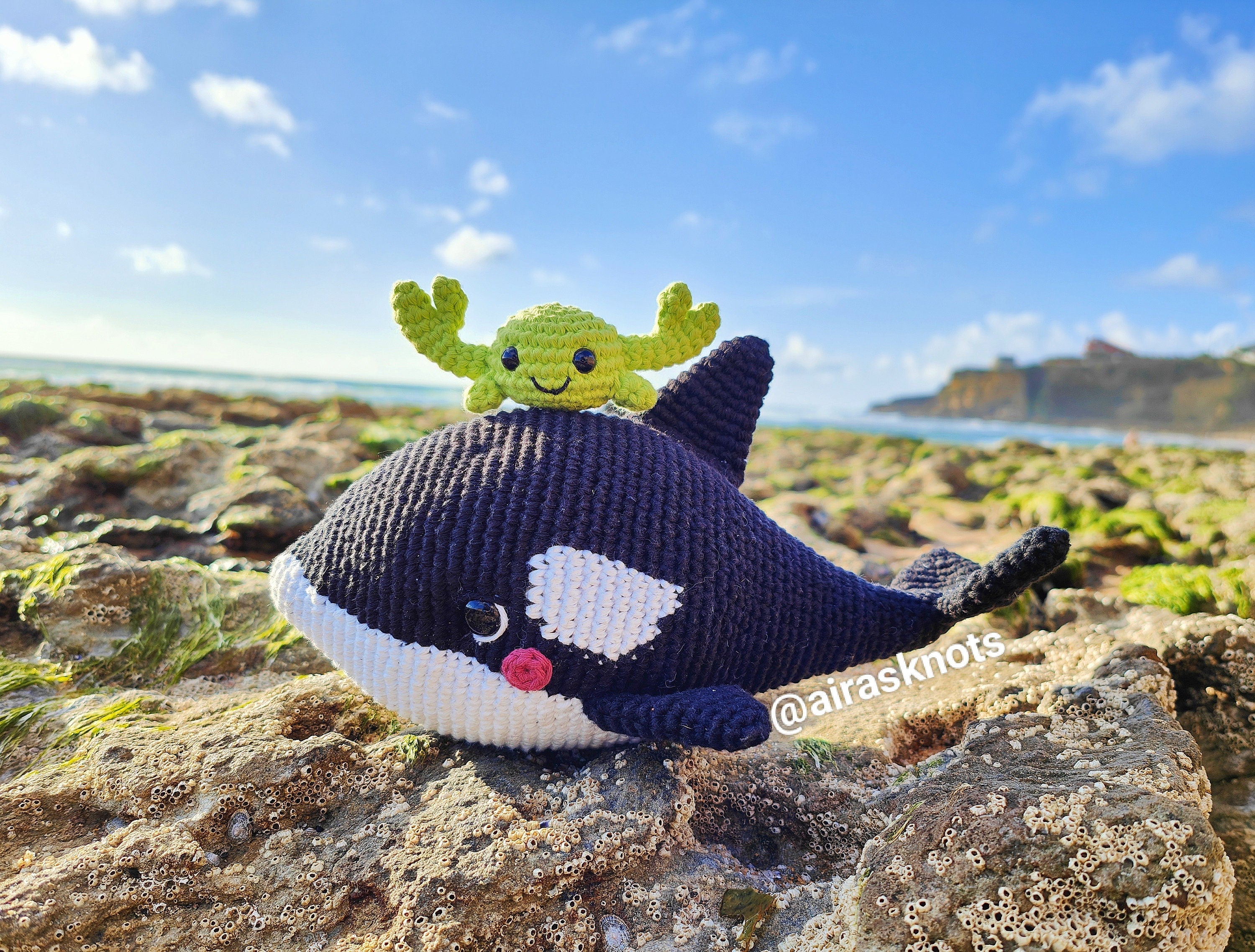 Keiko, the Orca Crochet Amigurumi English Pattern