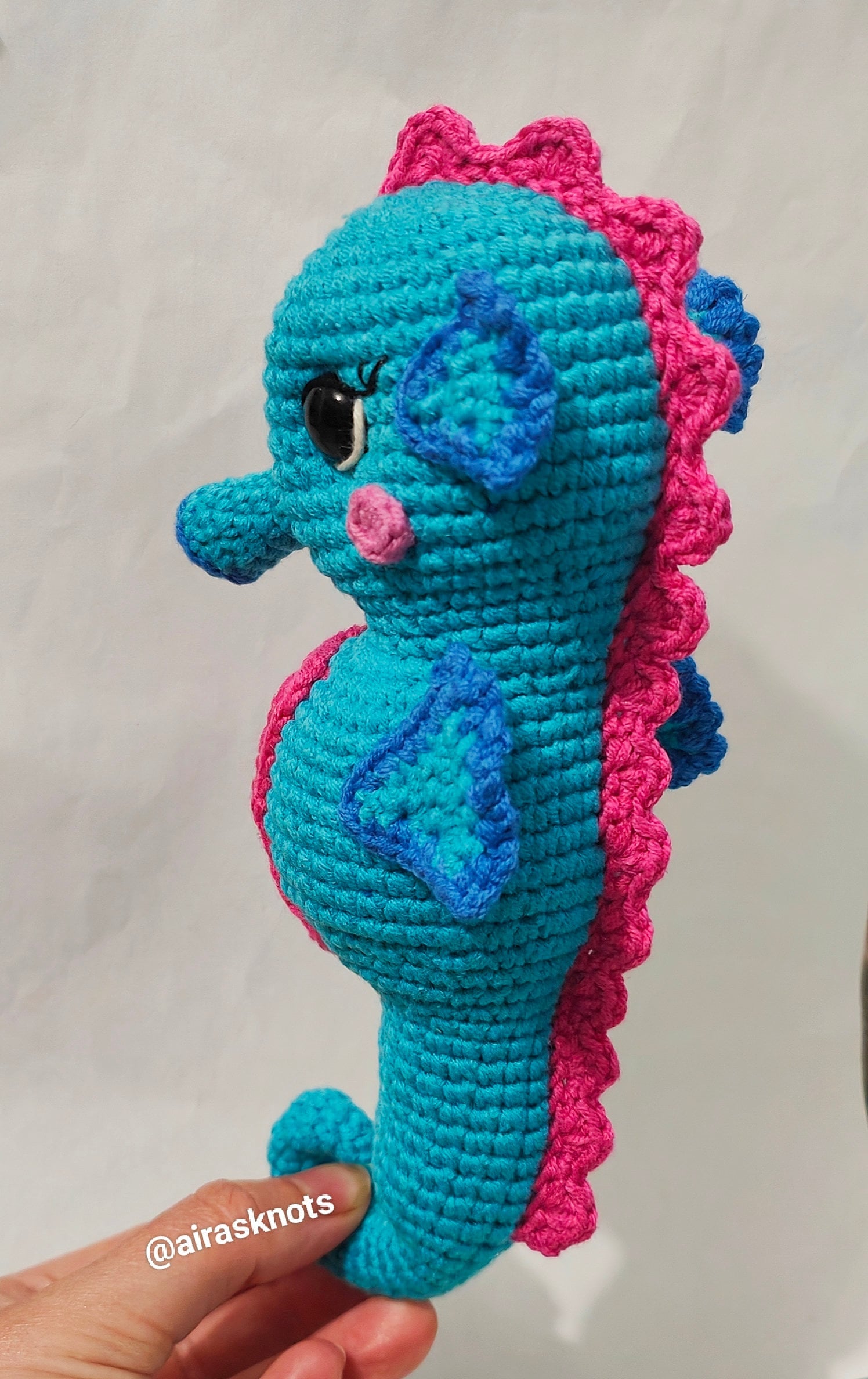 Lyra the Sea Horse Amigurumi PDF Pattern English