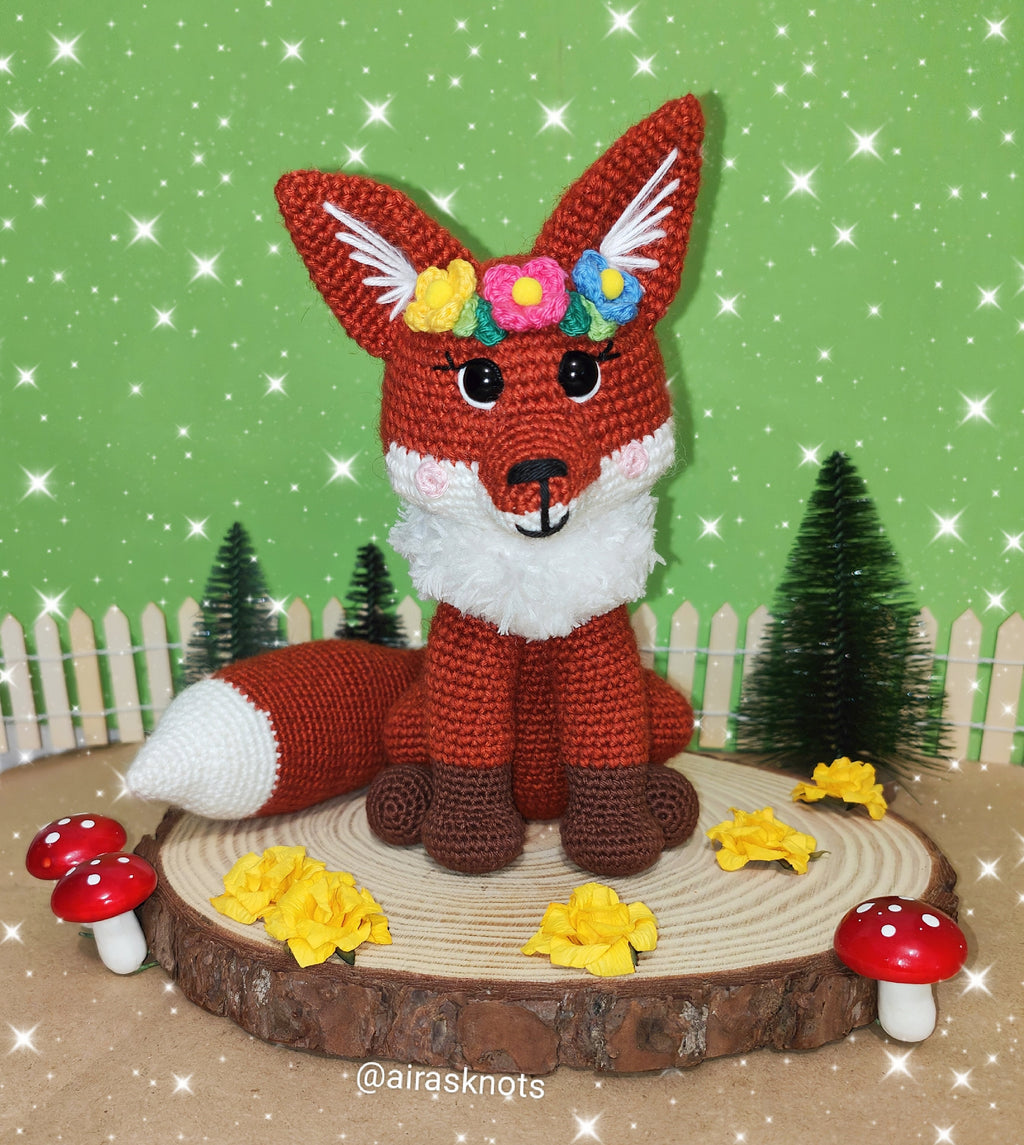 Amber the Spring Fox Amigurumi PDF Pattern English
