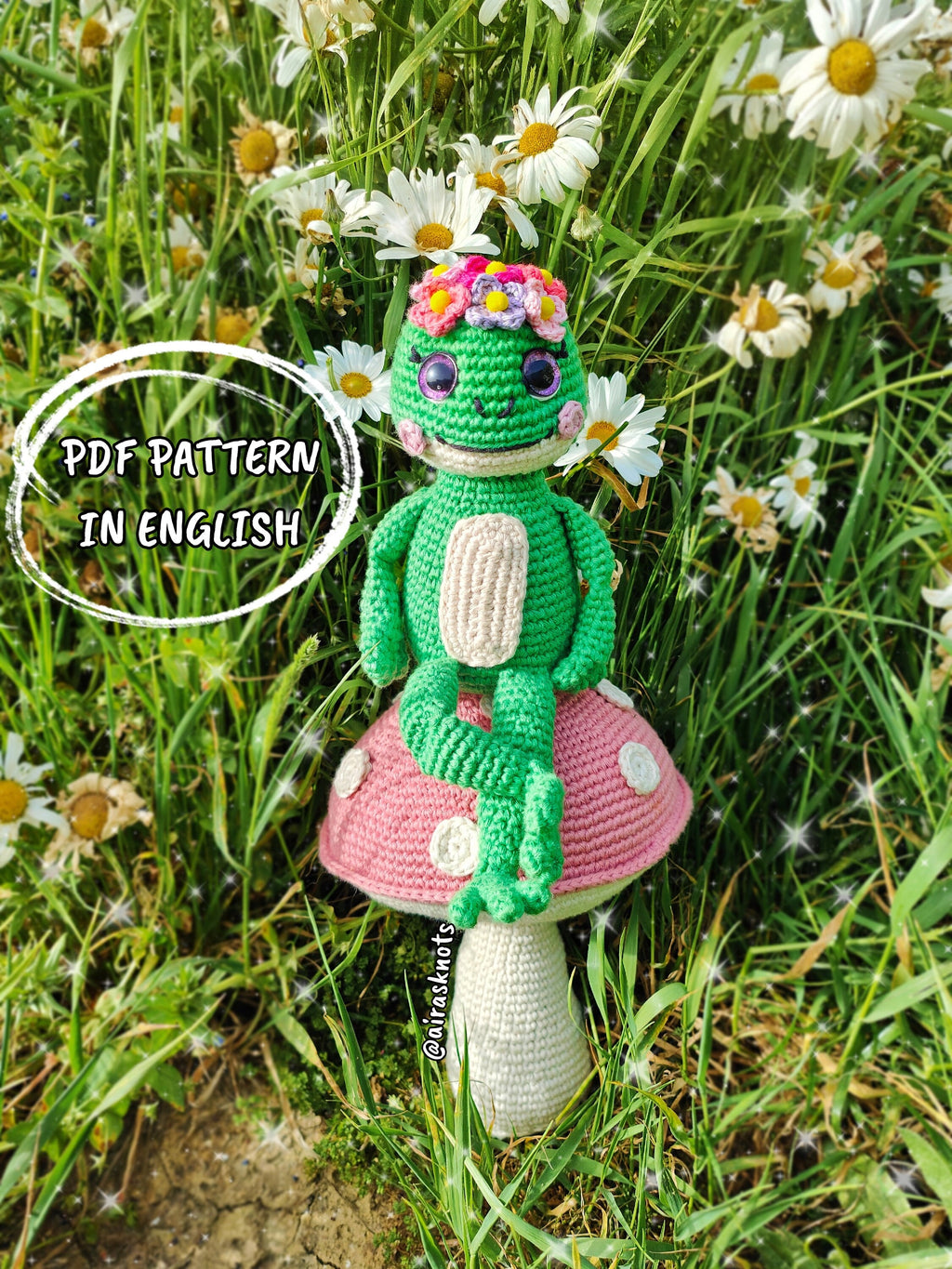 Francine the Frog Amigurumi PDF Pattern English