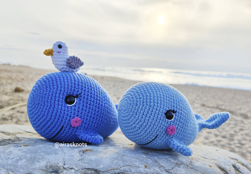 Leia, the Blue Whale Crochet Amigurumi Pattern