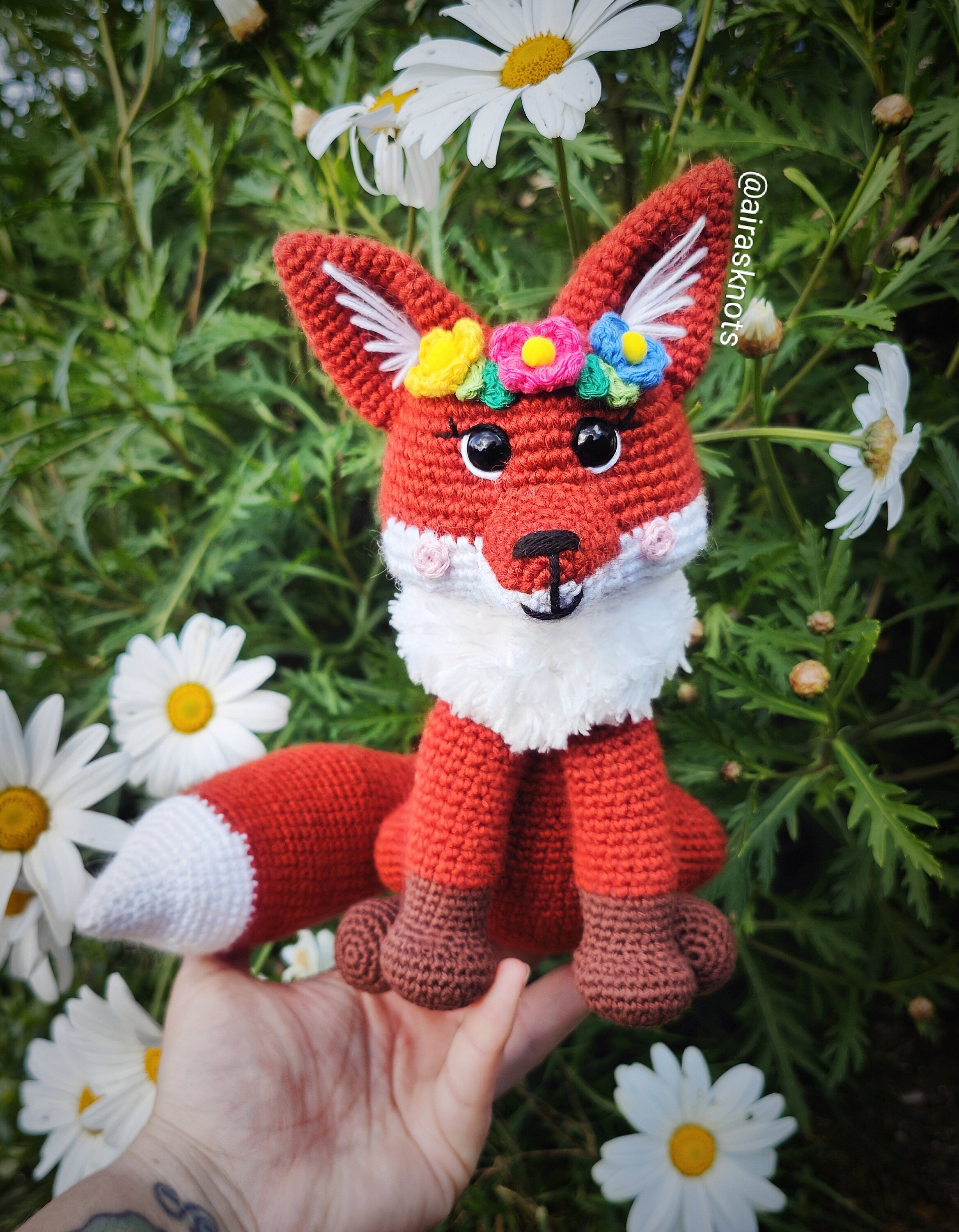 Amber the Spring Fox Amigurumi PDF Pattern English