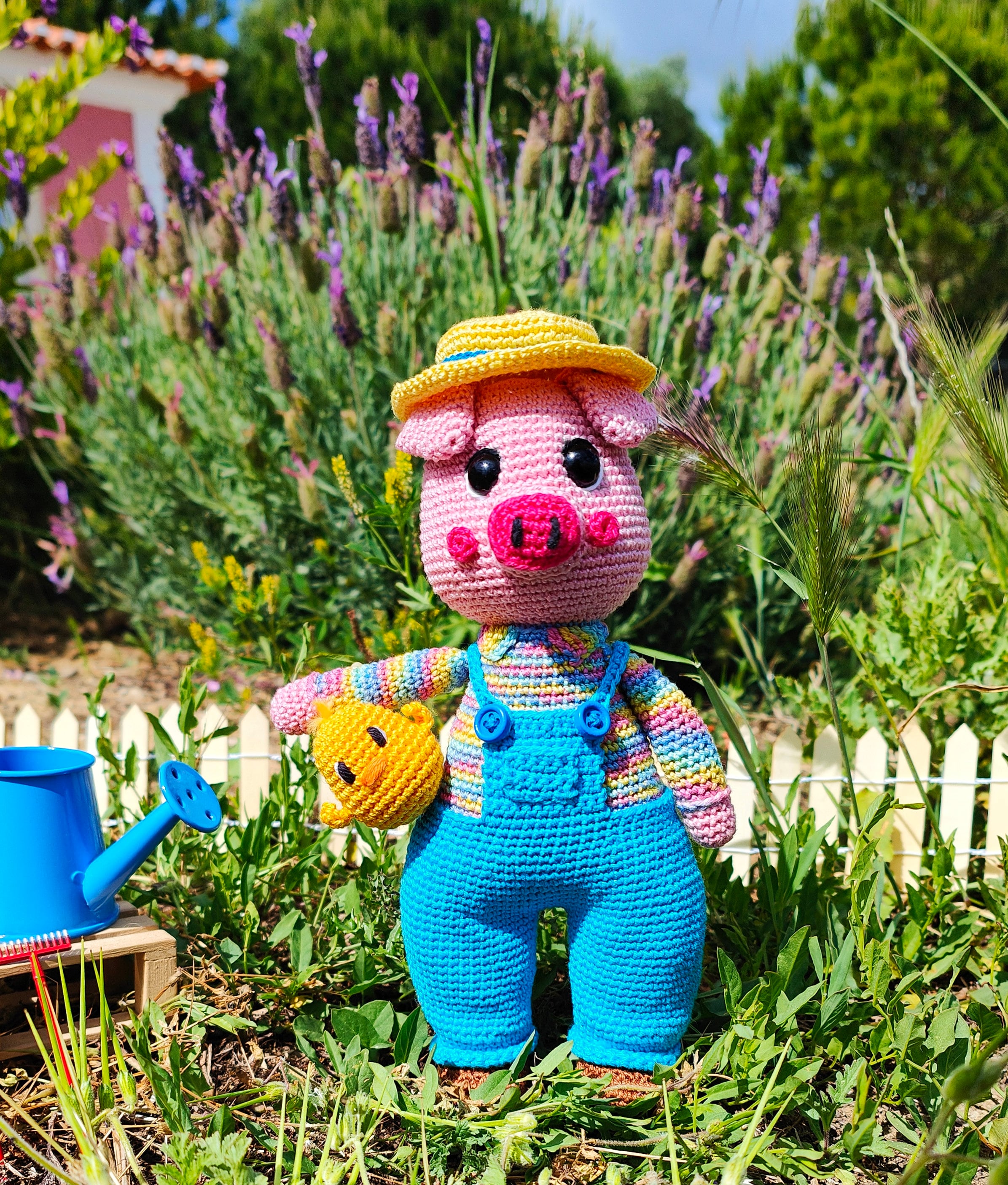 Horácio the Farmer Pig Amigurumi PDF Pattern English