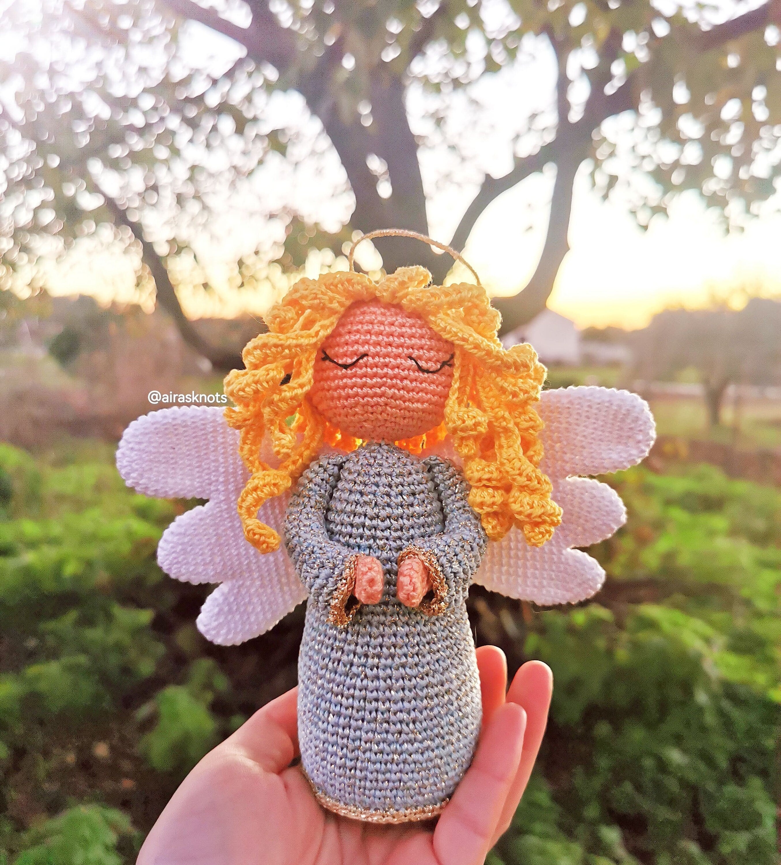 Christmas Angel Crochet Amigurumi Pattern English Version ENG
