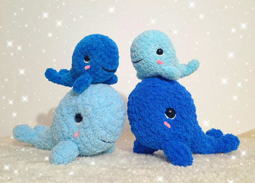 Bubbles, the Pocket Whale PDF Pattern in English