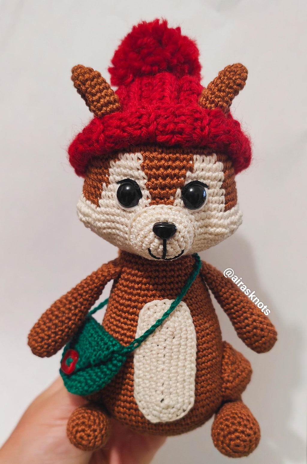 Hammy the Squirrel Amigurumi PDF Pattern in English