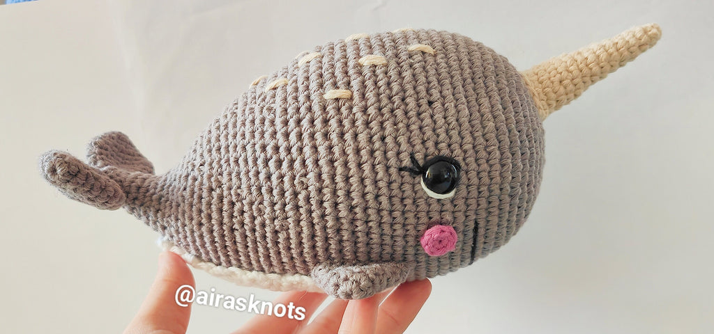 Georgie, the Narwhal Crochet Amigurumi Pattern