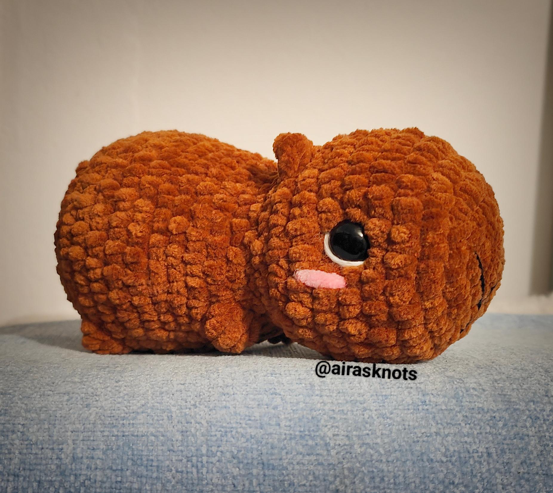 Tutti the Capivara No Sew Amigurumi PDF Pattern in English