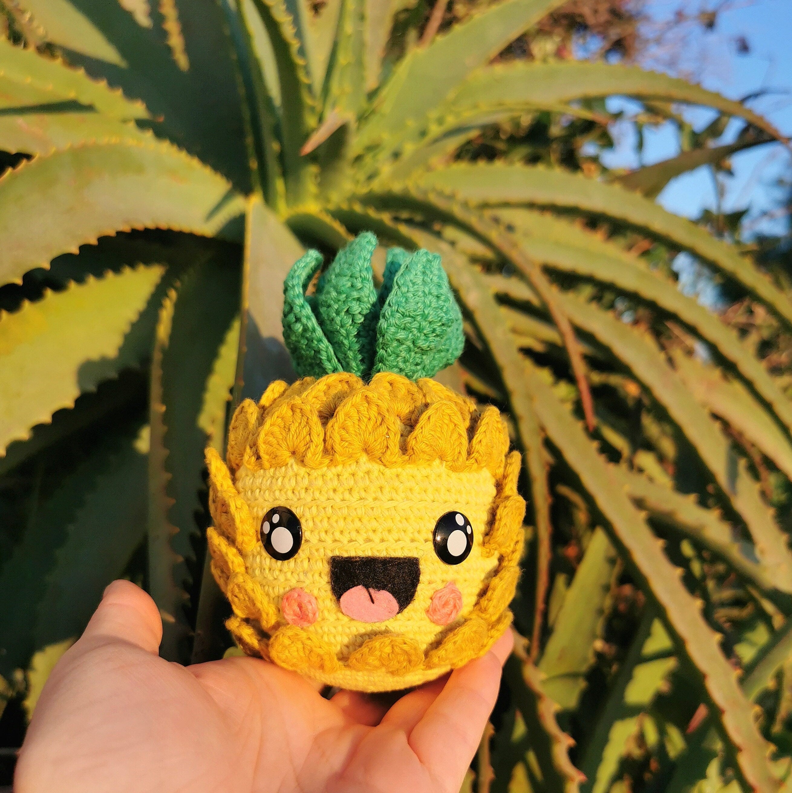 Kiki, the Happy Pineapple Amigurumi Pattern